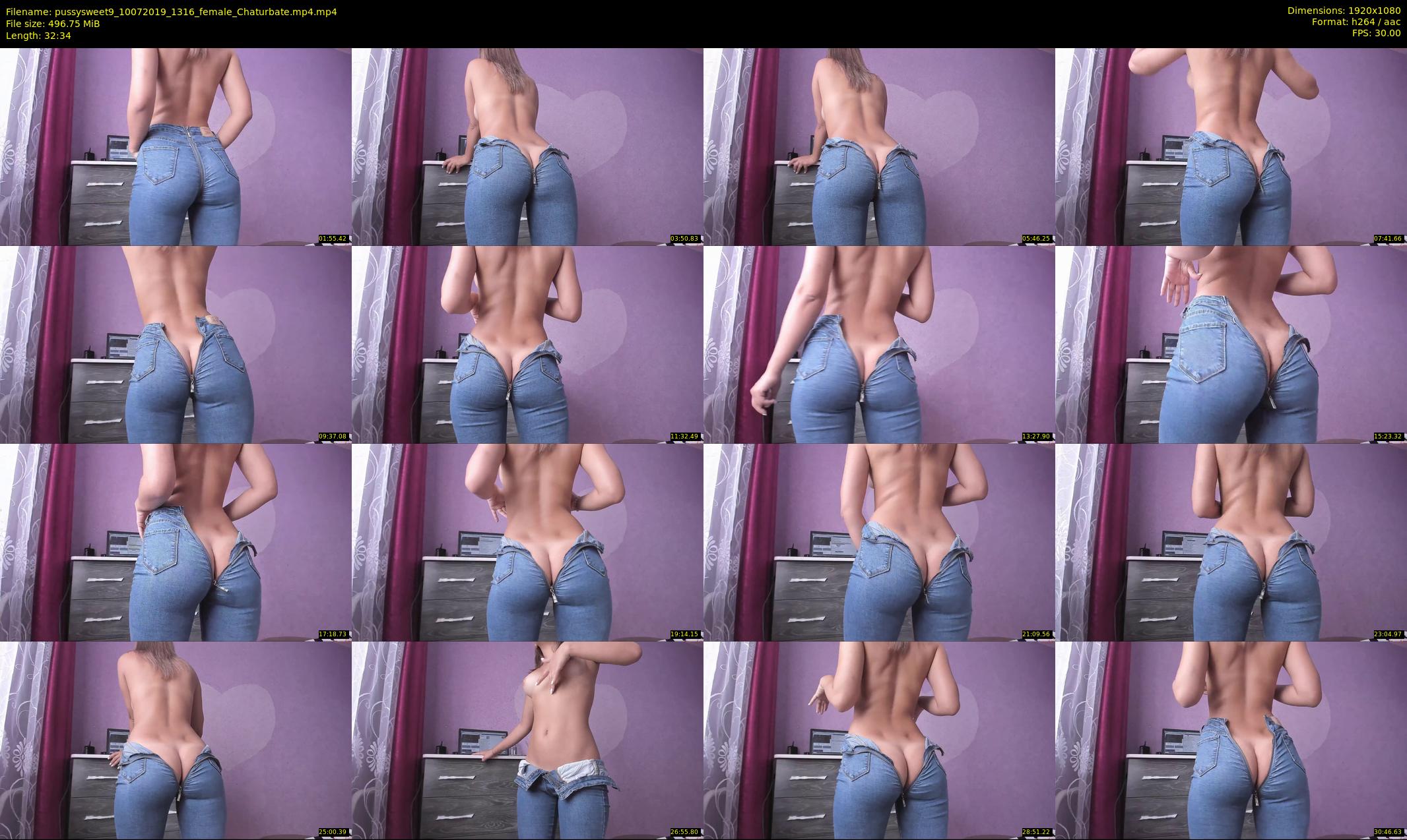 pussysweet9 — 33 minute Chaturbate female cam show recording, 1080p, Jul 10, 2019