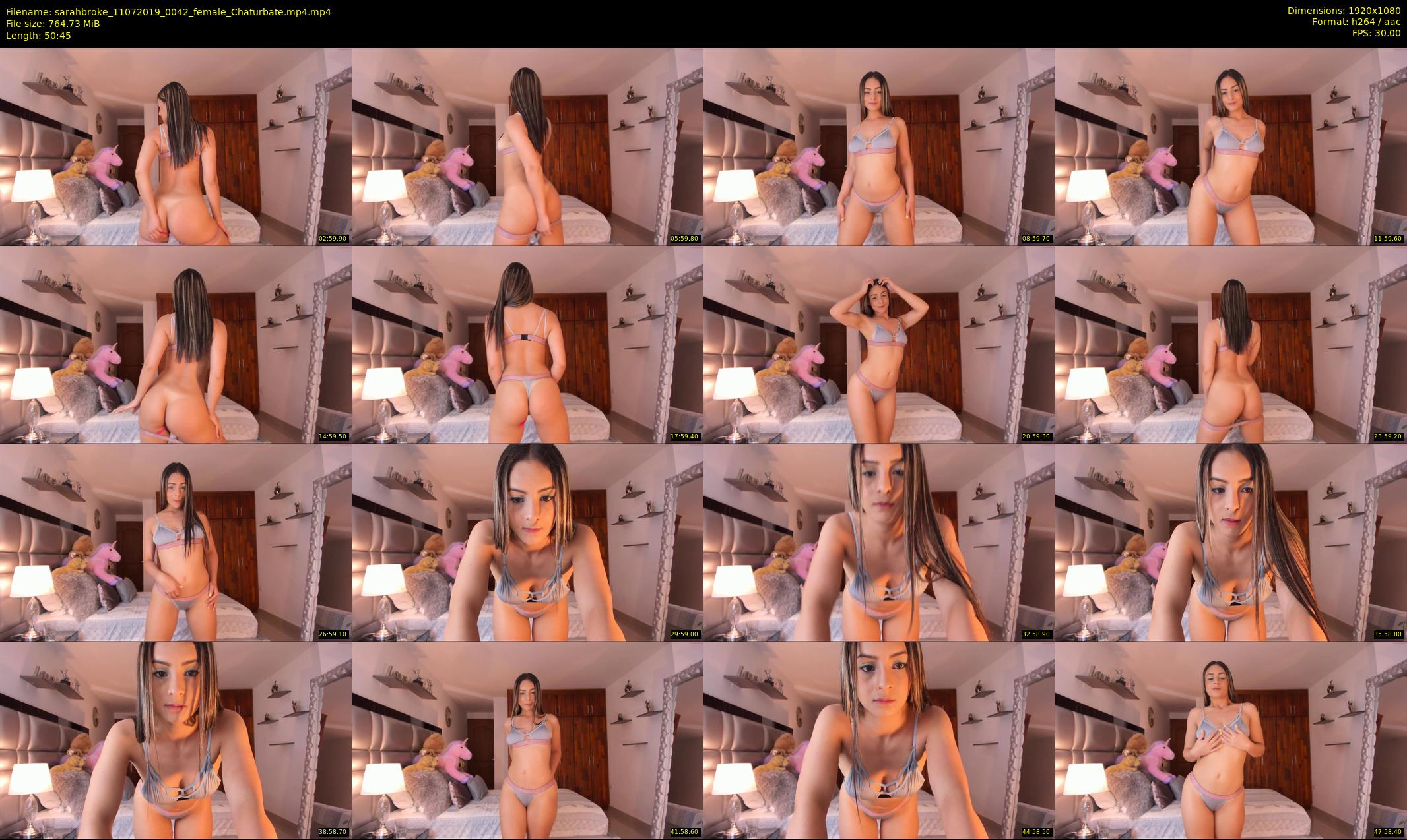 sarahbroke — 51 minute Chaturbate female cam show recording, 1080p, Jul 11, 2019