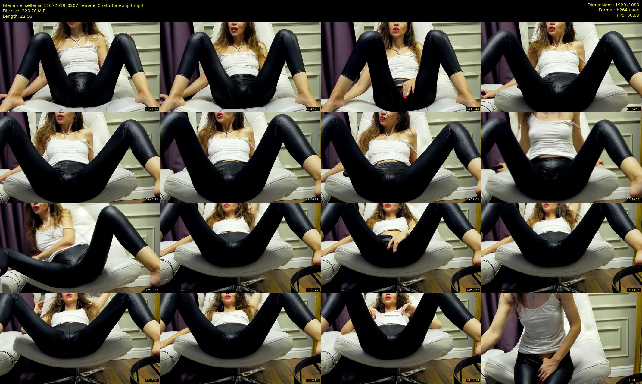 sellenia — 23 minute Chaturbate female cam show recording, 1080p, Jul 11, 2019