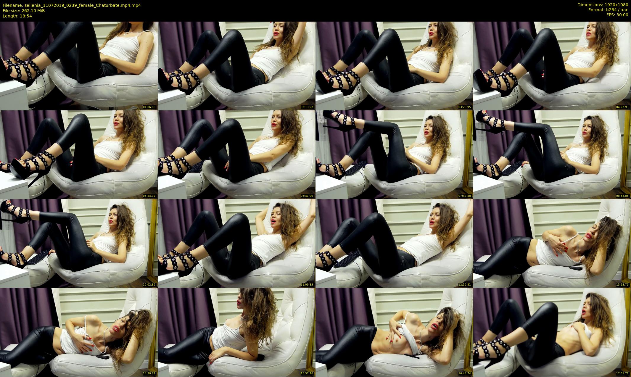 sellenia — 19 minute Chaturbate female cam show recording, 1080p, Jul 11, 2019