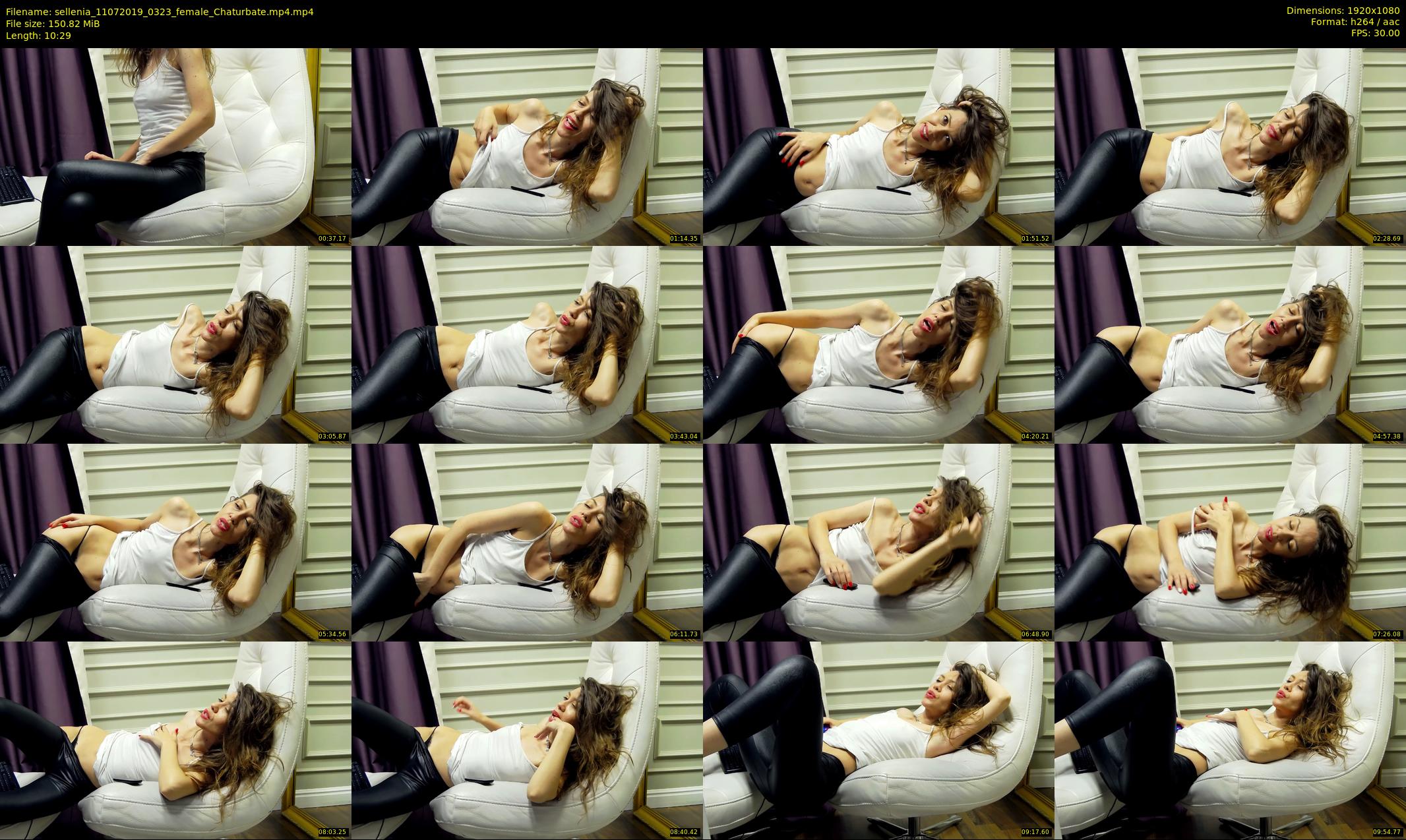 sellenia — 11 minute Chaturbate female cam show recording, 1080p, Jul 11, 2019