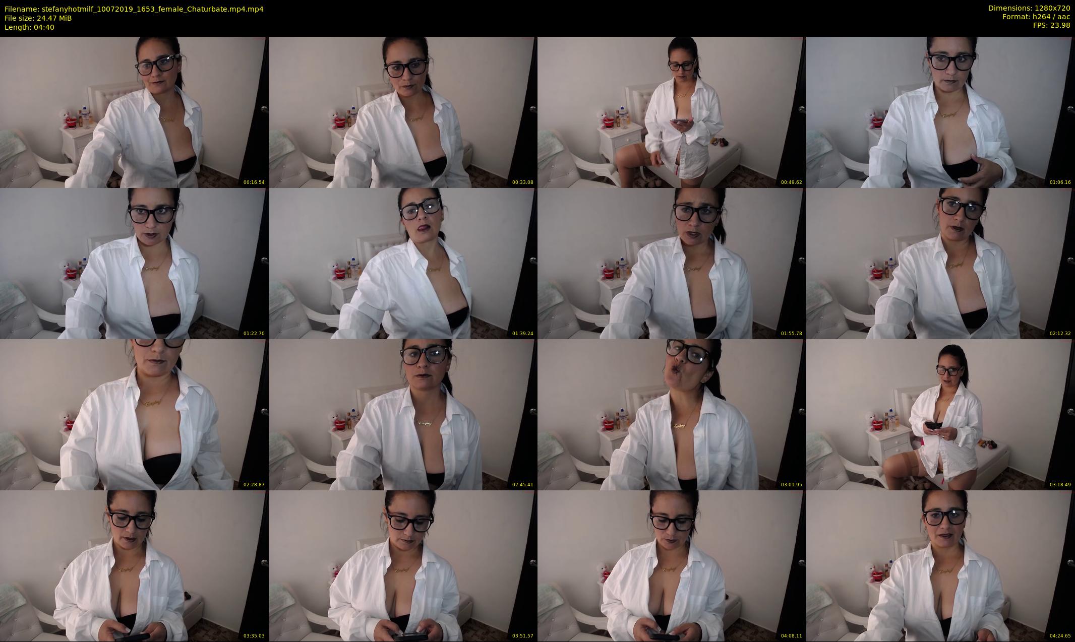 stefanyhotmilf — 5 minute Chaturbate female cam show recording, 720p, Jul 10, 2019