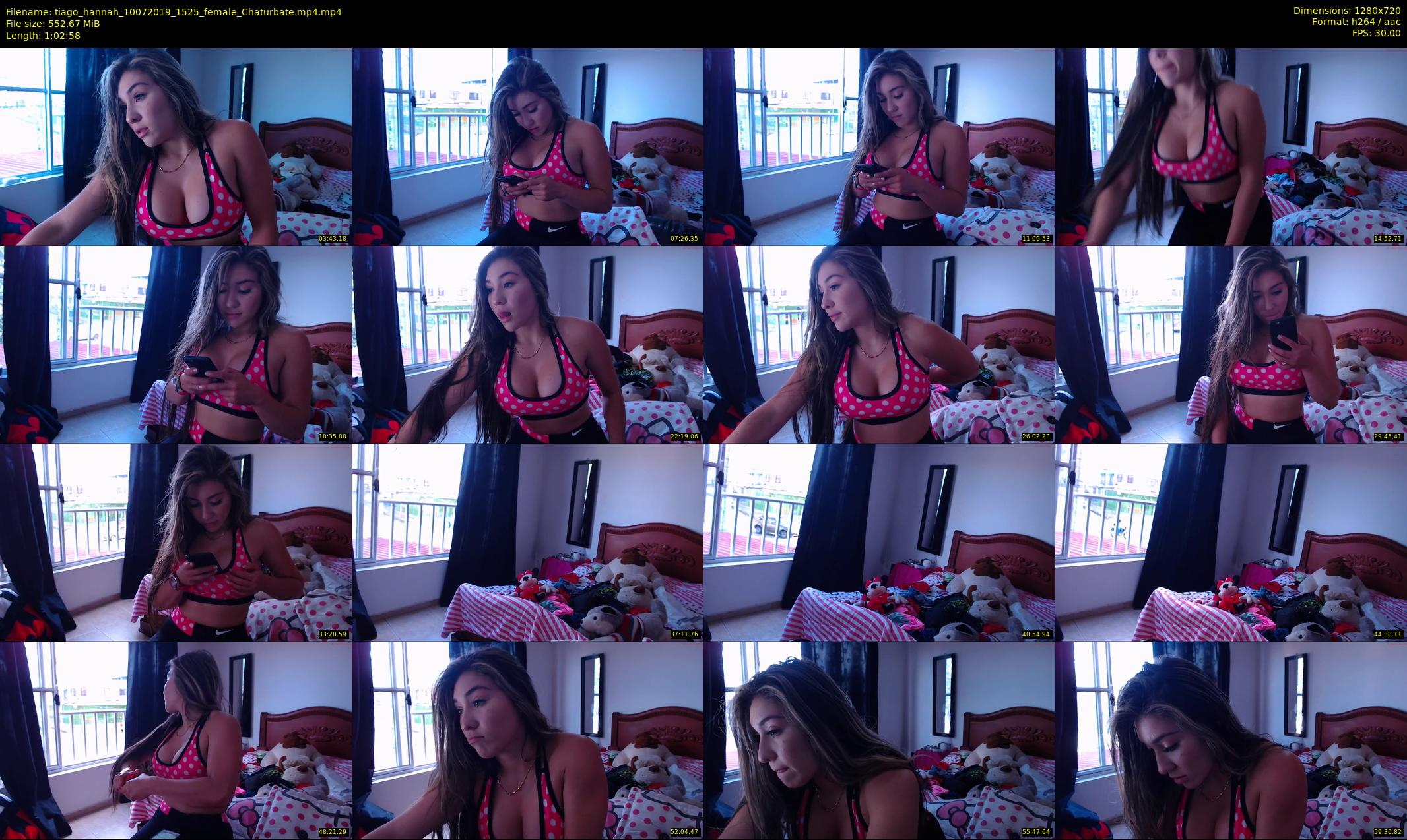 tiago_hannah — 63 minute Chaturbate couple cam show recording, 720p, Jul 10, 2019