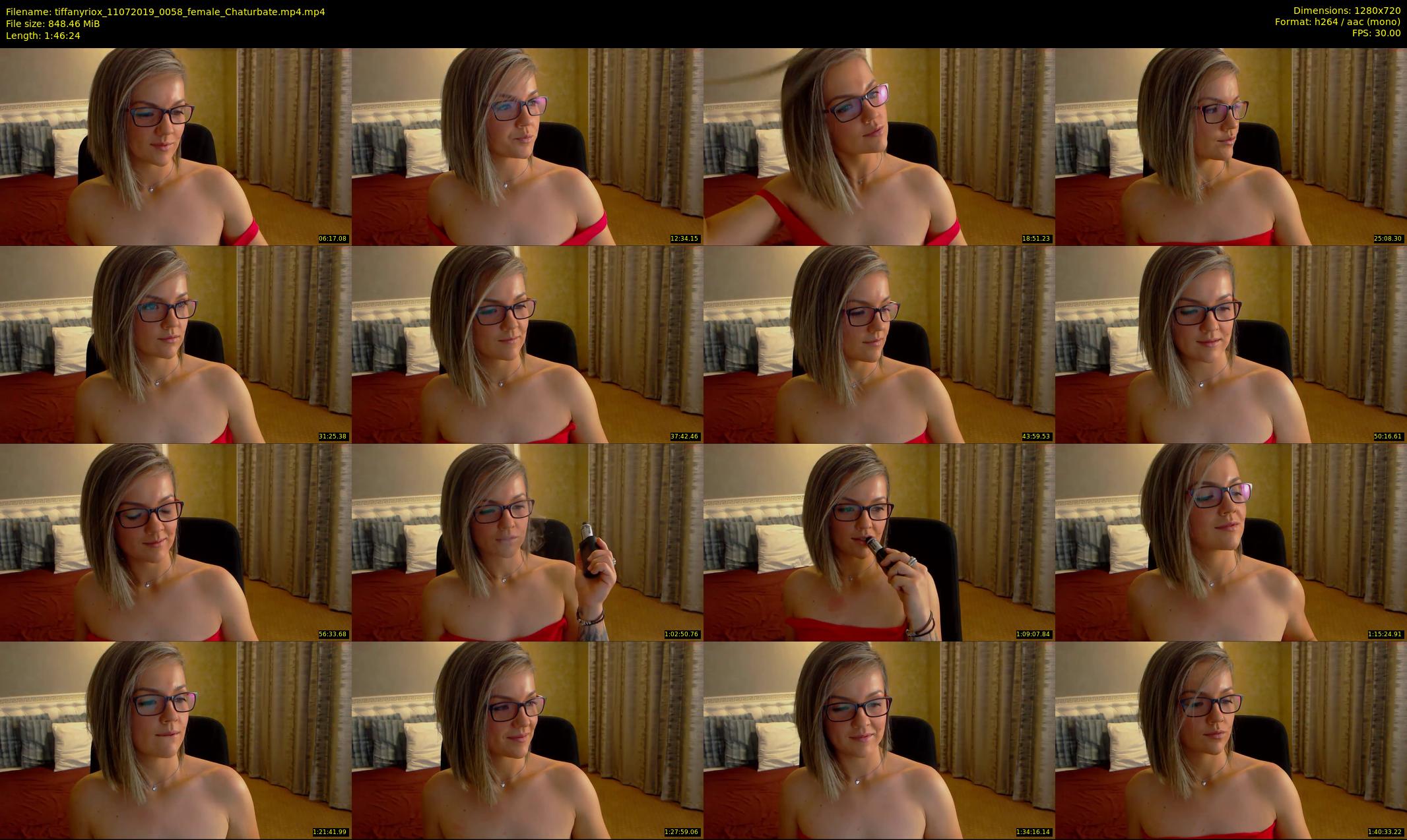 tiffanyriox — 107 minute Chaturbate female cam show recording, 720p, Jul 11, 2019