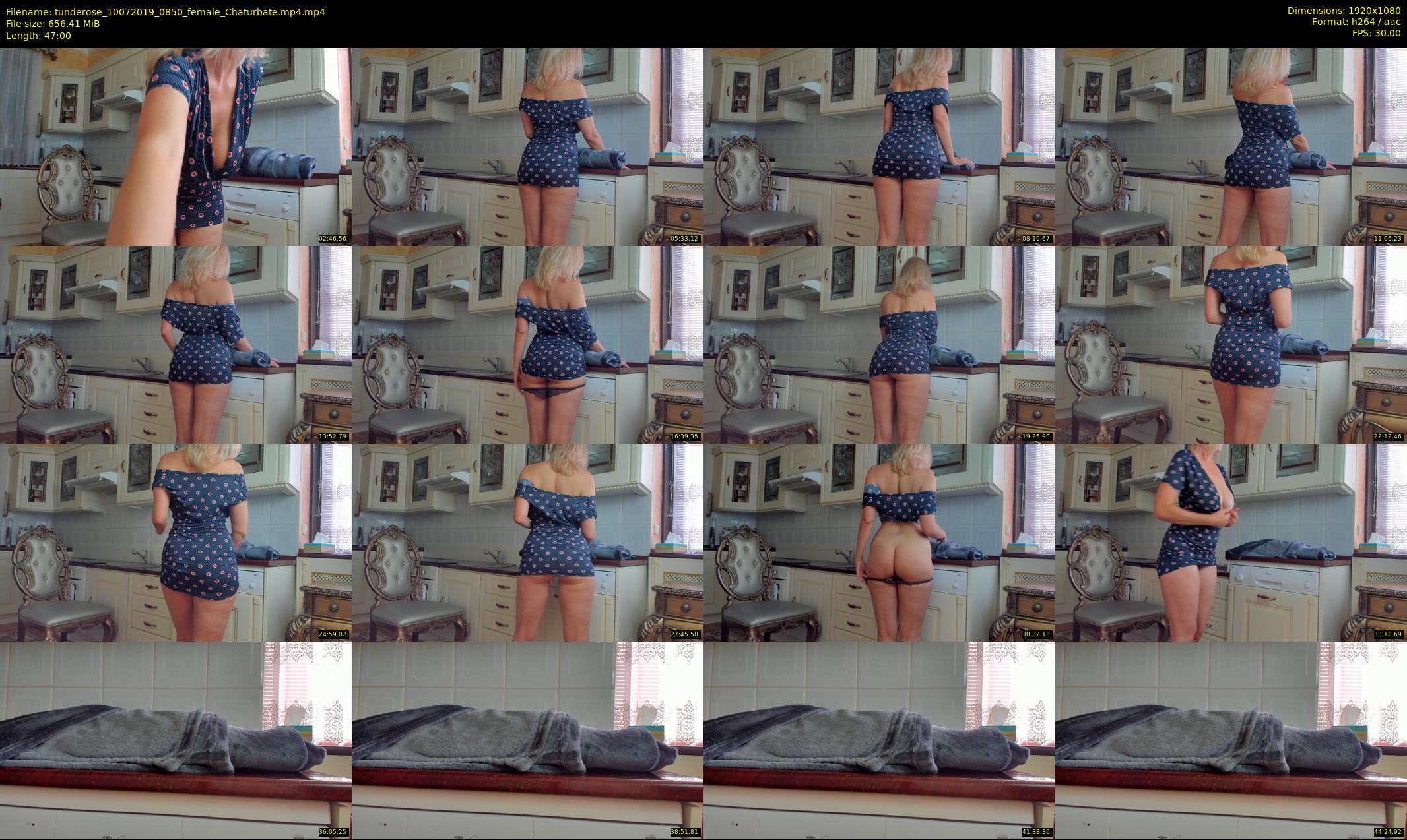 tunderose — 47 minute Chaturbate female cam show recording, 1080p, Jul 10, 2019