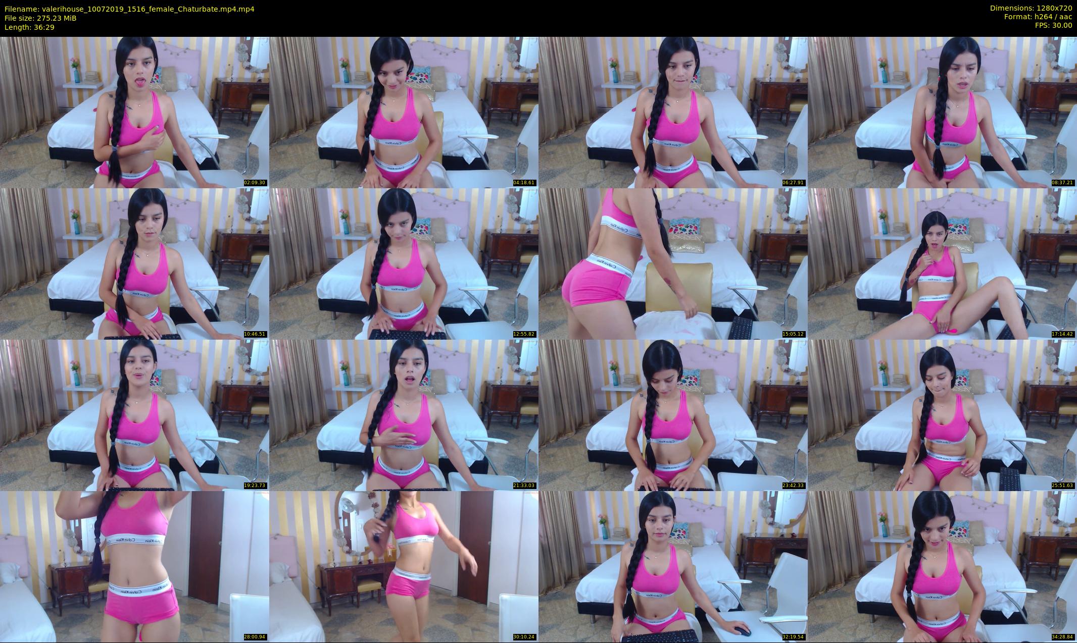 valerihouse — 37 minute Chaturbate female cam show recording, 720p, Jul 10, 2019