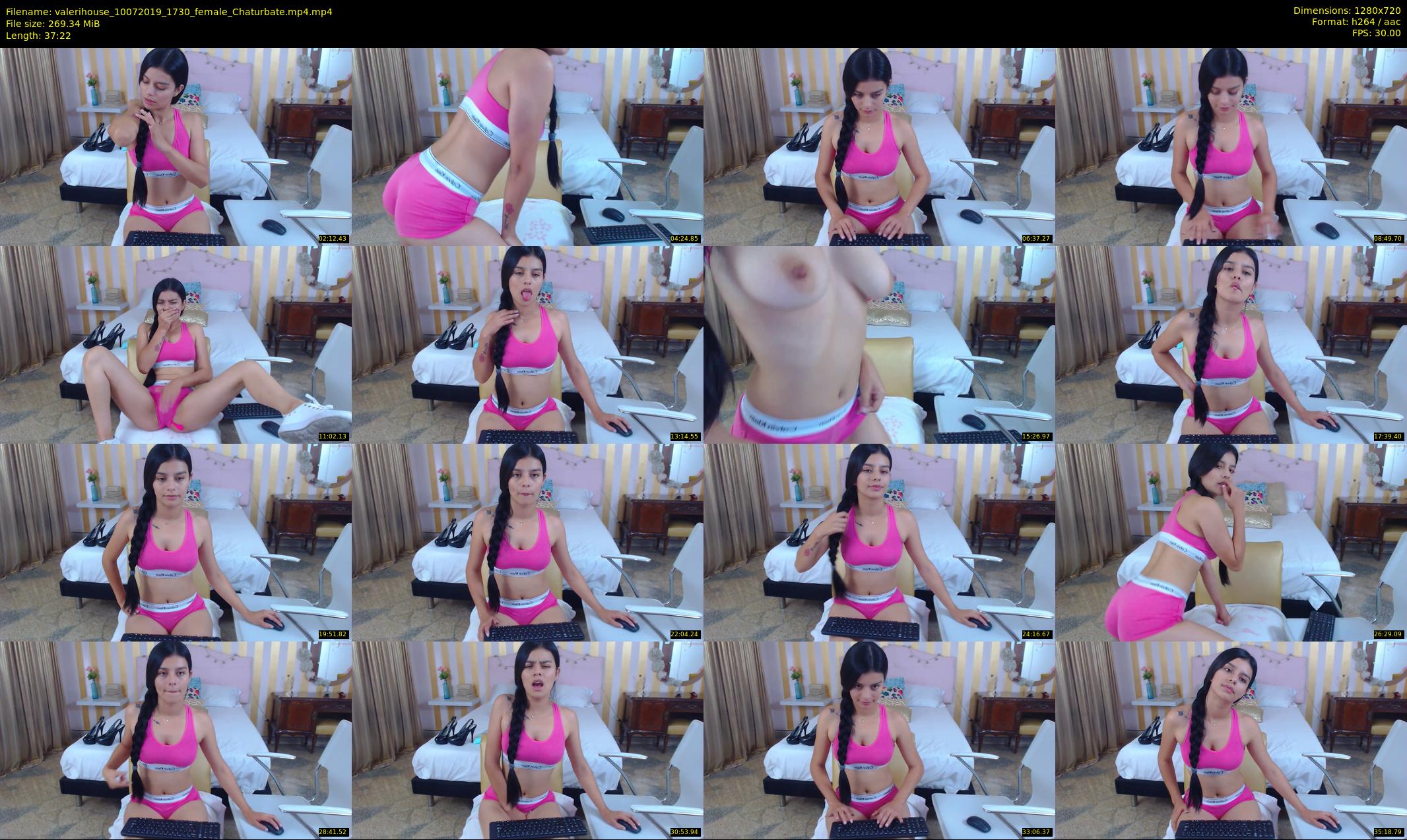 valerihouse — 38 minute Chaturbate female cam show recording, 720p, Jul 10, 2019