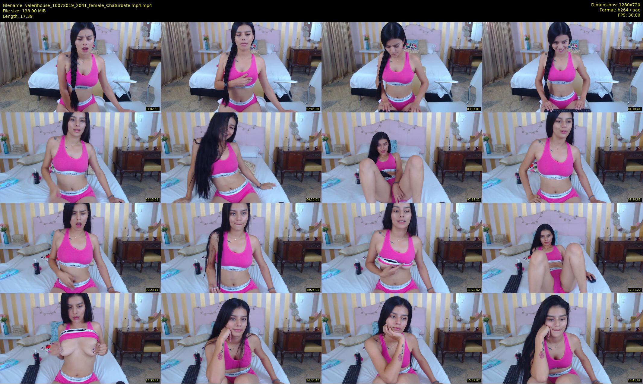 valerihouse — 18 minute Chaturbate female cam show recording, 720p, Jul 10, 2019