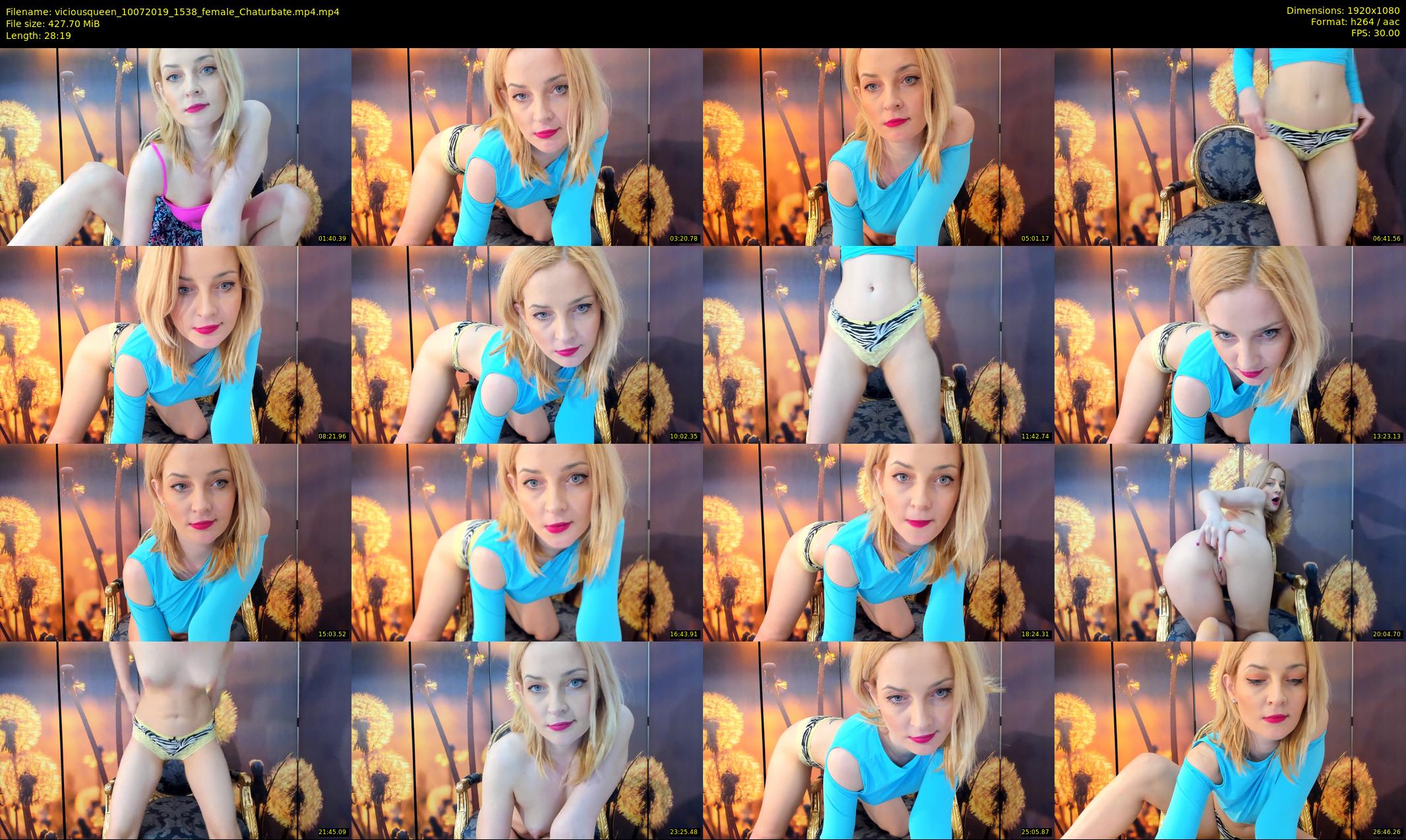 viciousqueen — 29 minute Chaturbate female cam show recording, 1080p, Jul 10, 2019