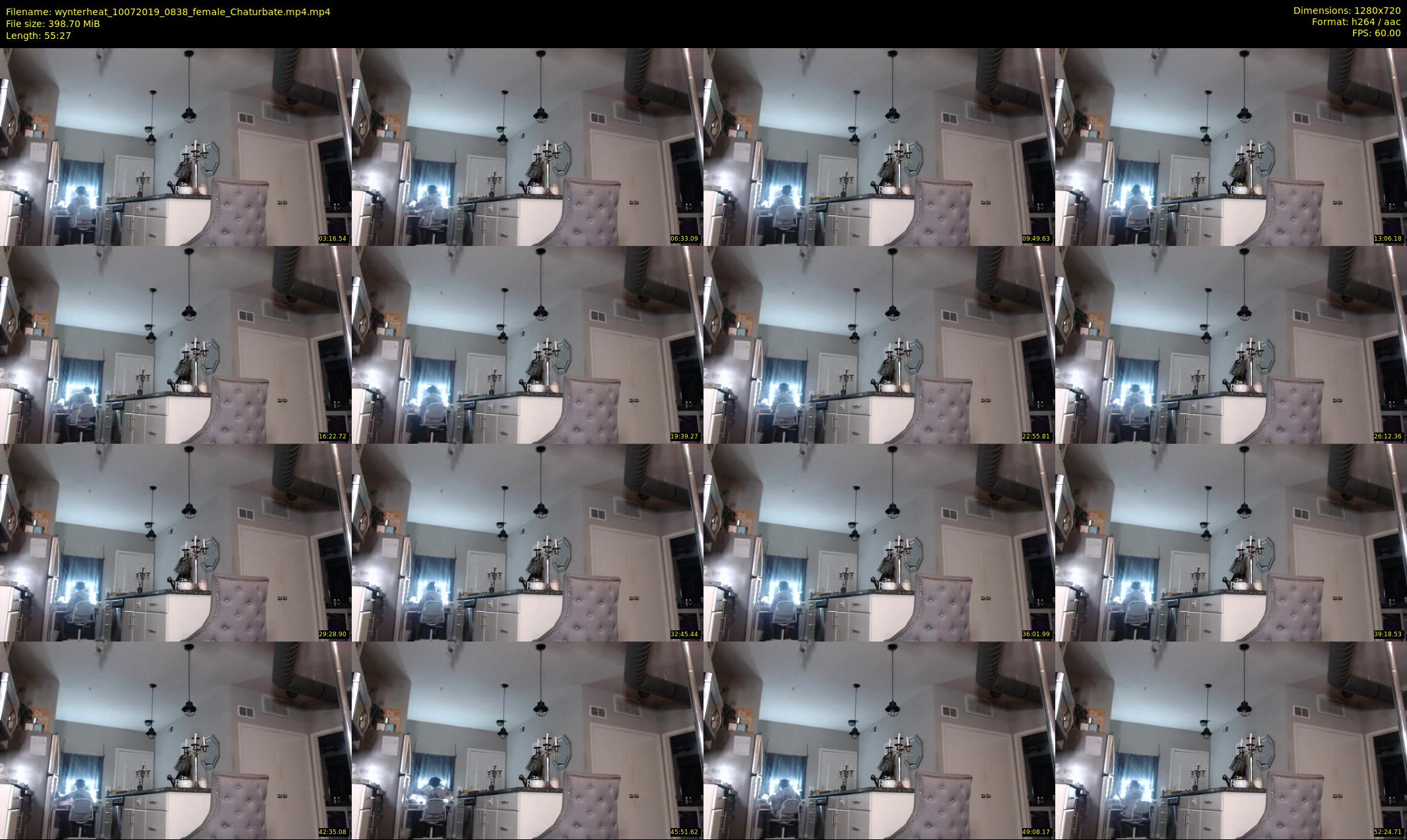 wynterheat — 56 minute Chaturbate female cam show recording, 720p, Jul 10, 2019