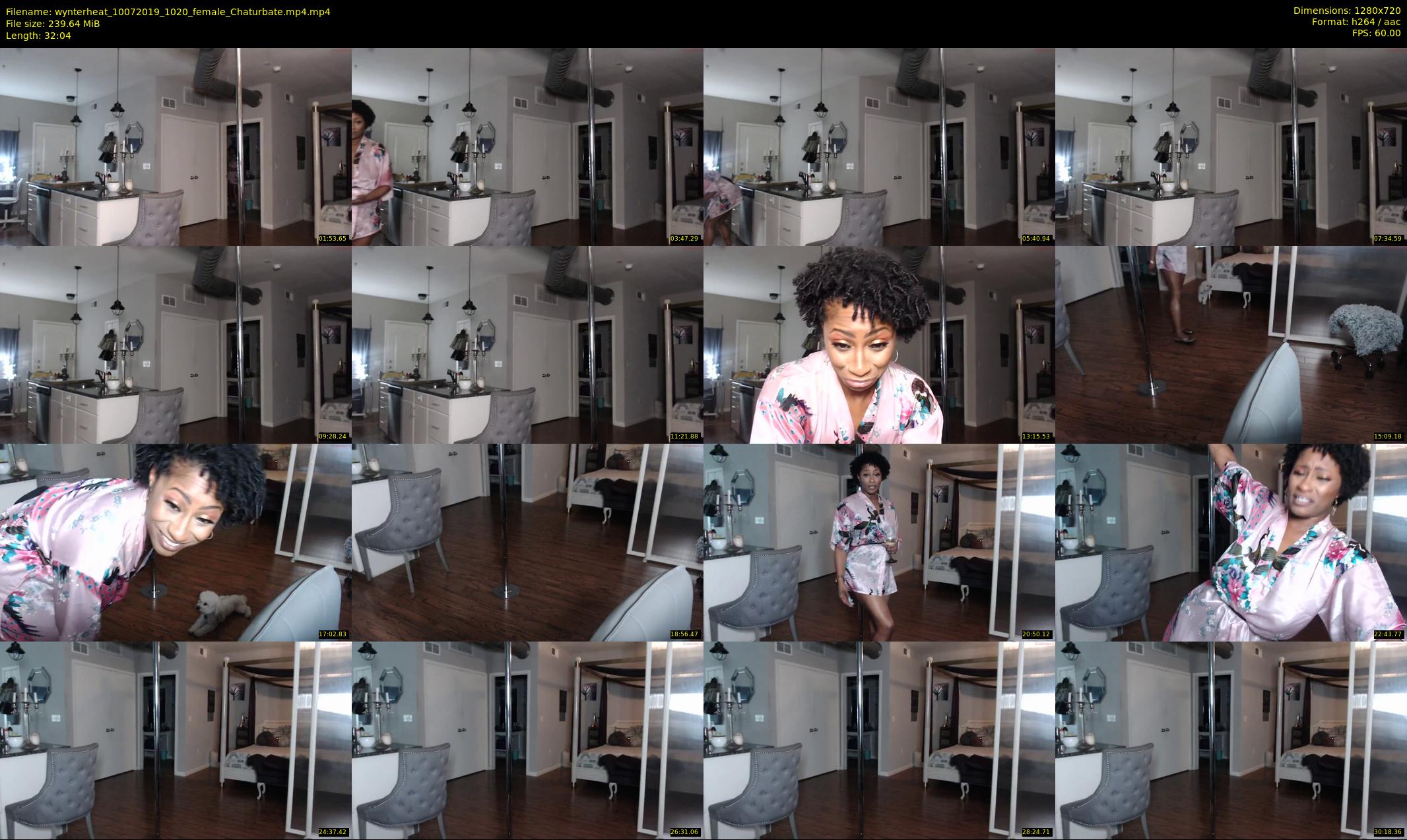 wynterheat — 33 minute Chaturbate female cam show recording, 720p, Jul 10, 2019