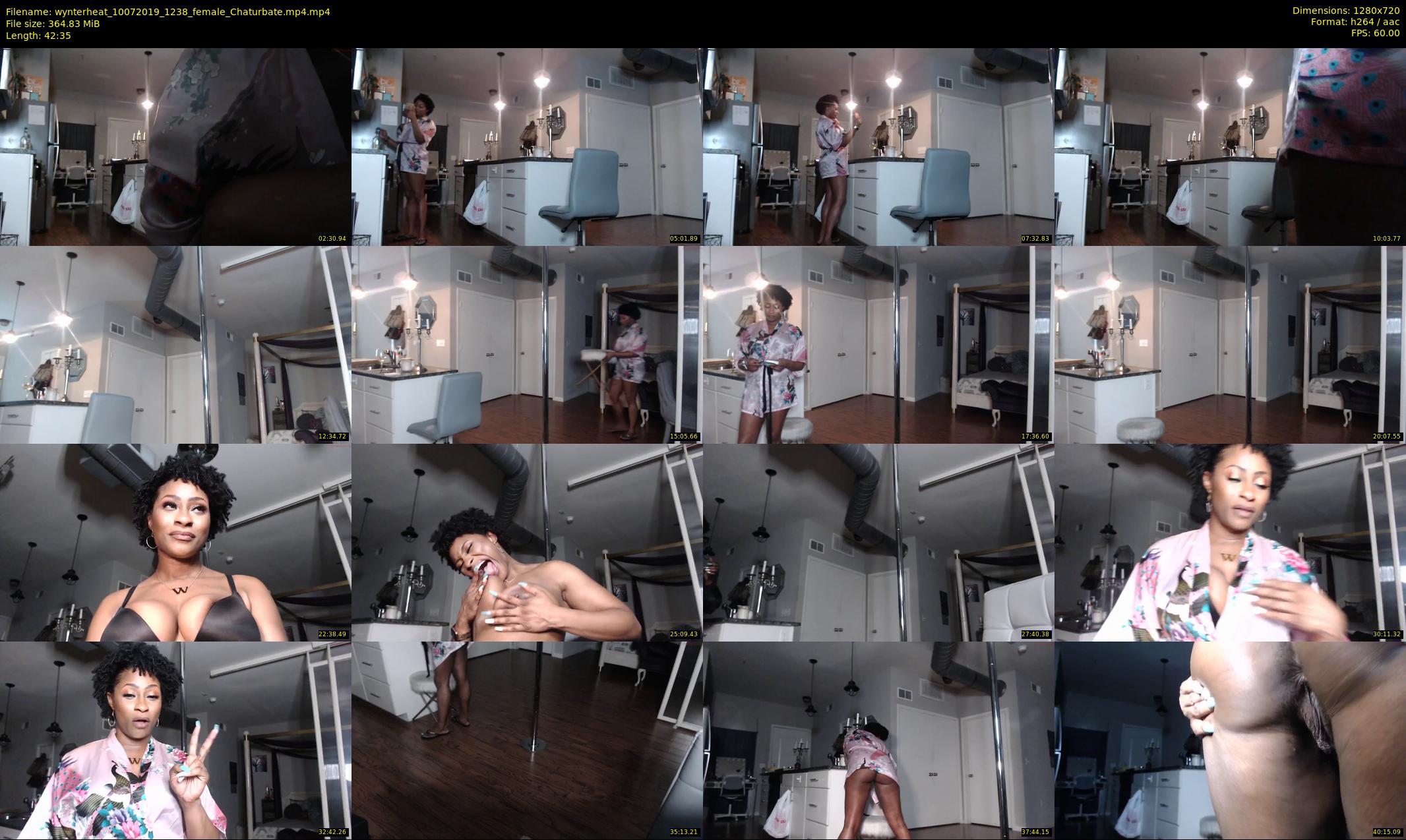 wynterheat — 43 minute Chaturbate female cam show recording, 720p, Jul 10, 2019