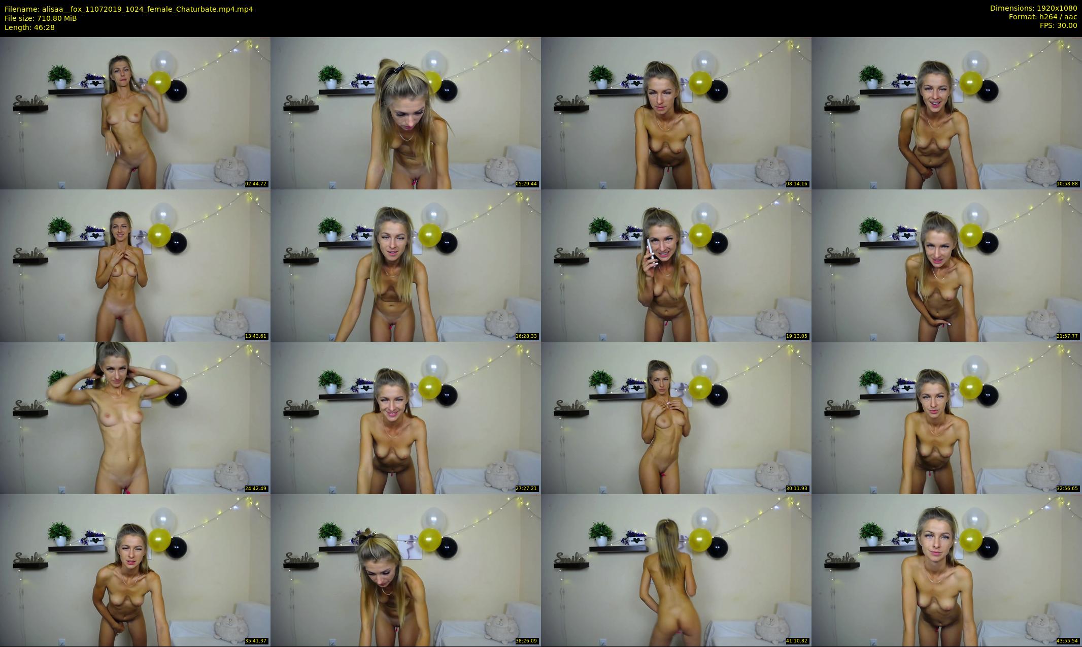 alisaa__fox — 47 minute Chaturbate female cam show recording, 1080p, Jul 11, 2019