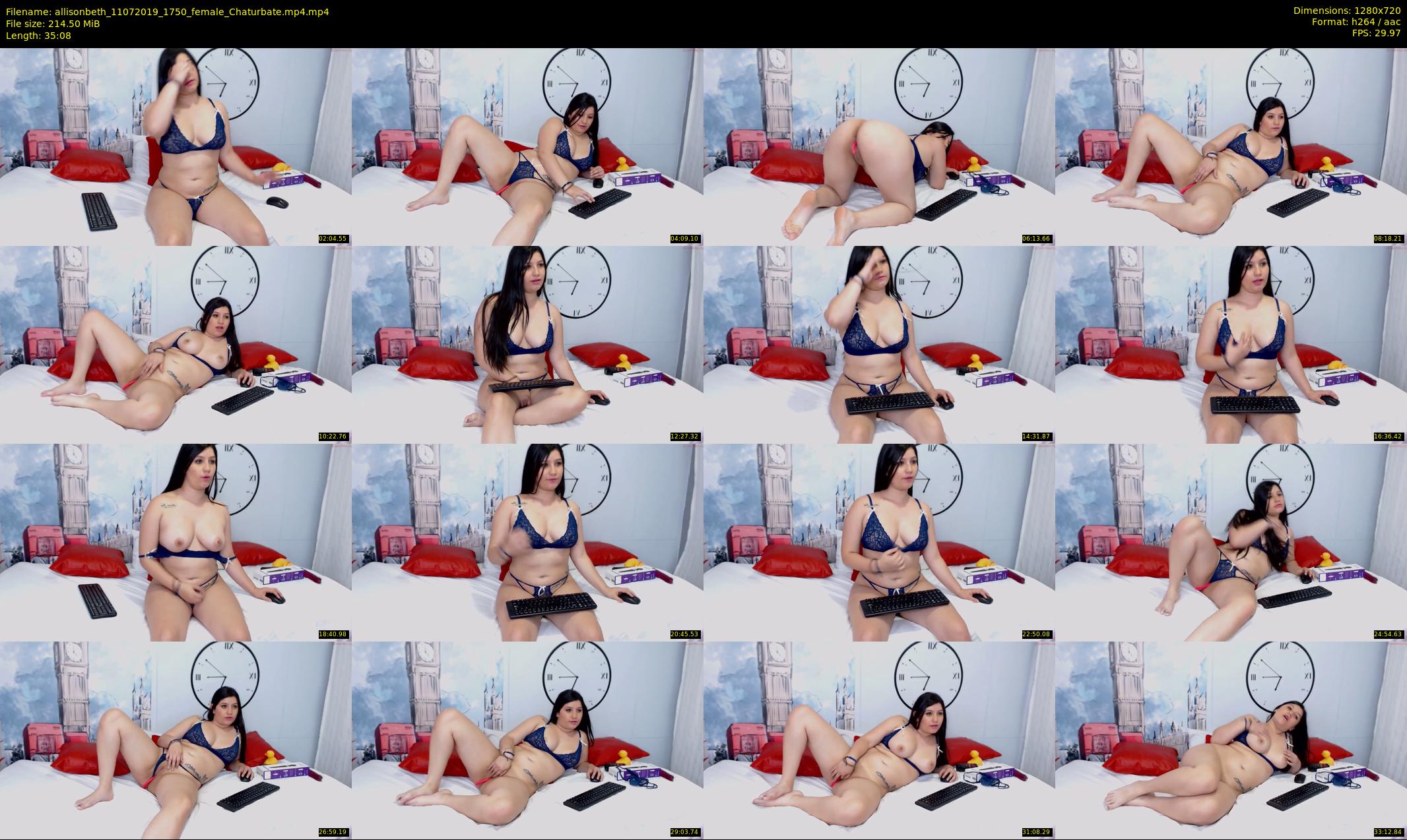 allisonbeth — 36 minute Chaturbate female cam show recording, 720p, Jul 11, 2019
