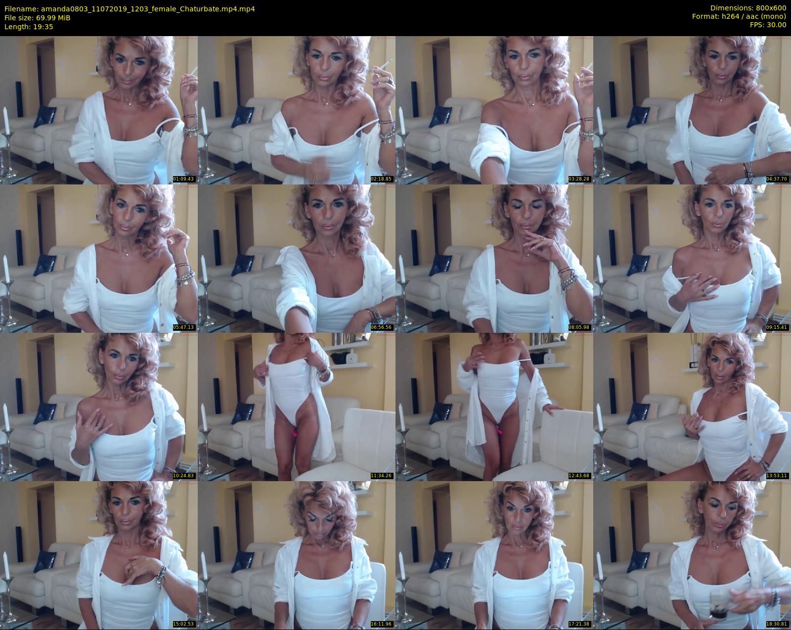 amanda0803 — 20 minute Chaturbate female cam show recording, 480p, Jul 11, 2019