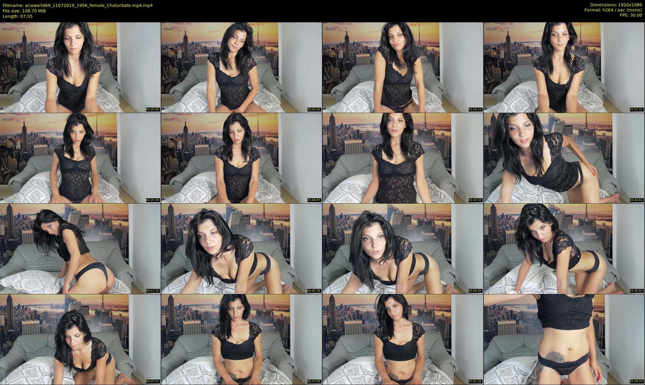 anaworld69 — 8 minute Chaturbate female cam show recording, 1080p, Jul 11, 2019