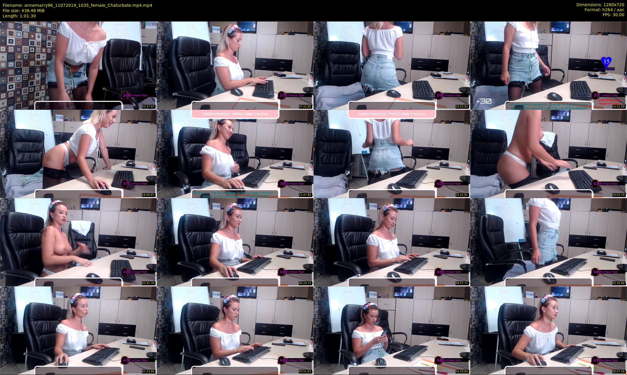 annemarry96 — 62 minute Chaturbate female cam show recording, 720p, Jul 11, 2019