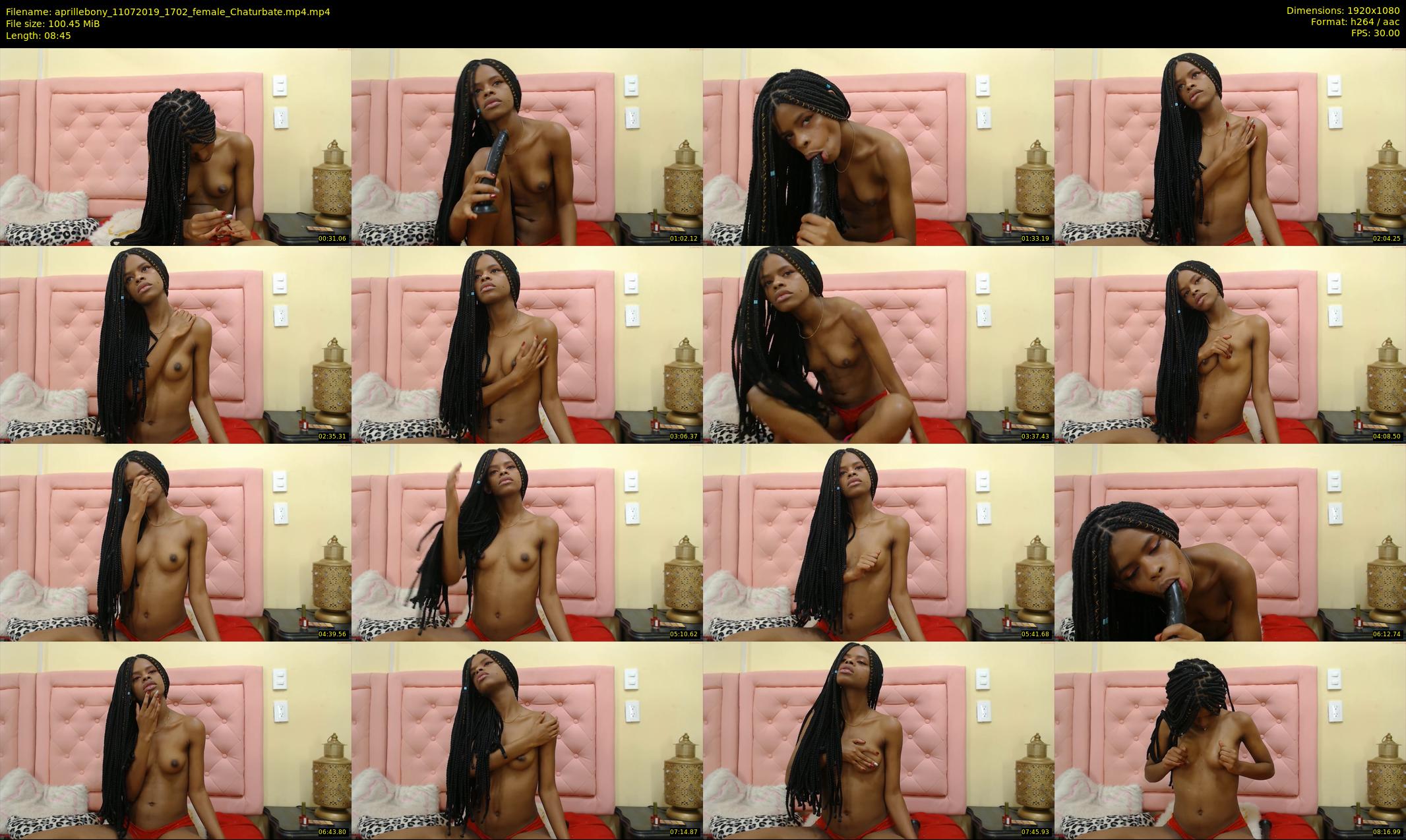 aprillebony — 9 minute Chaturbate female cam show recording, 1080p, Jul 11, 2019