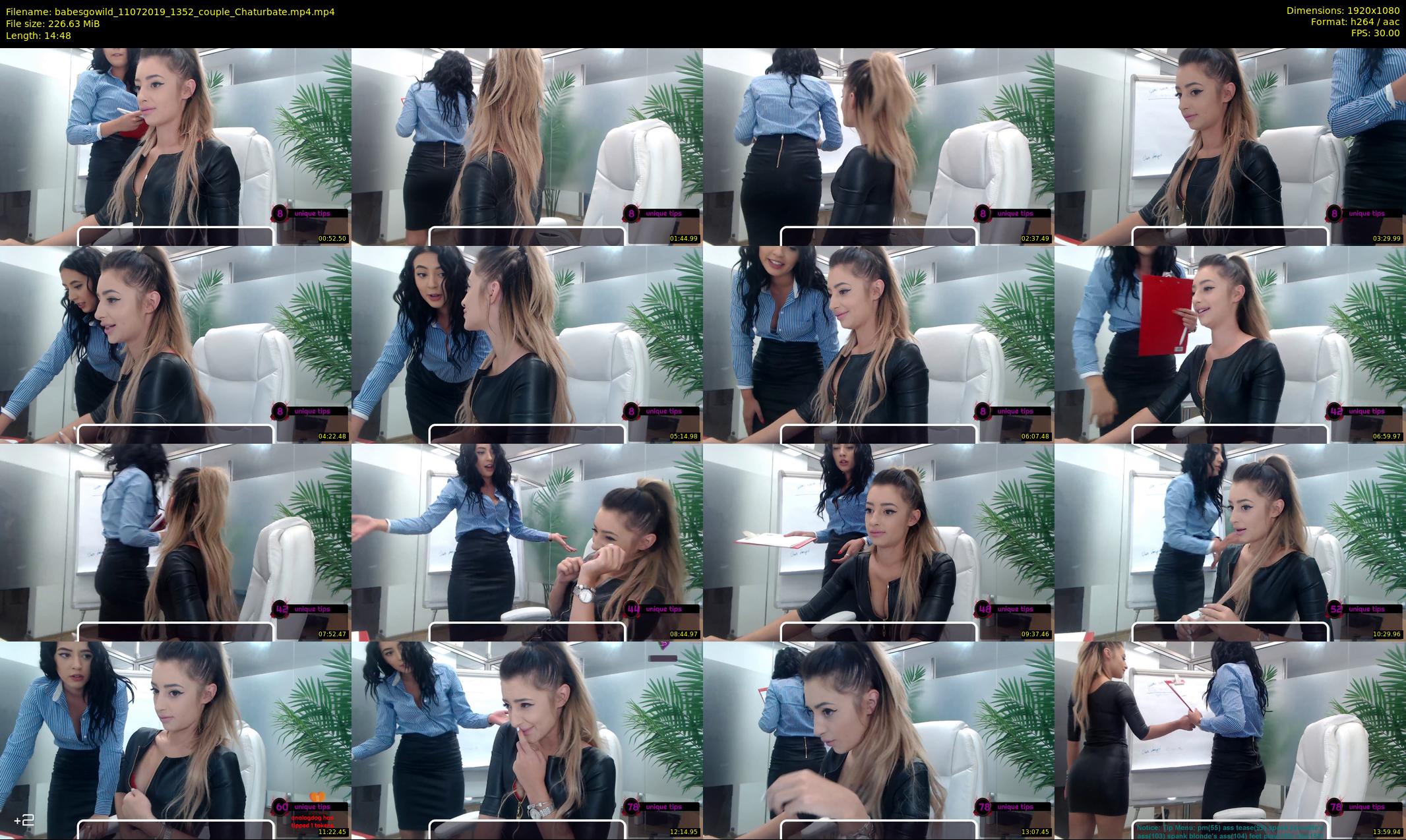 babesgowild — 15 minute Chaturbate couple cam show recording, 1080p, Jul 11, 2019
