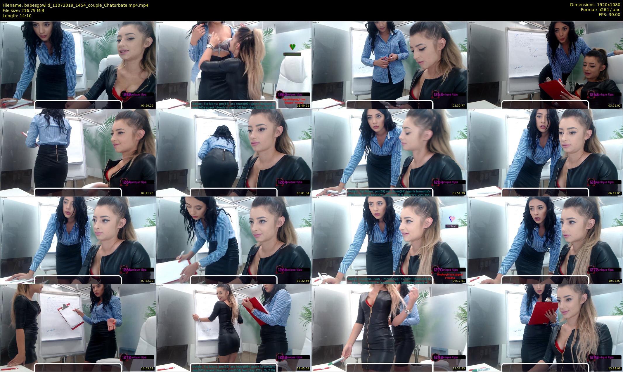babesgowild — 15 minute Chaturbate couple cam show recording, 1080p, Jul 11, 2019