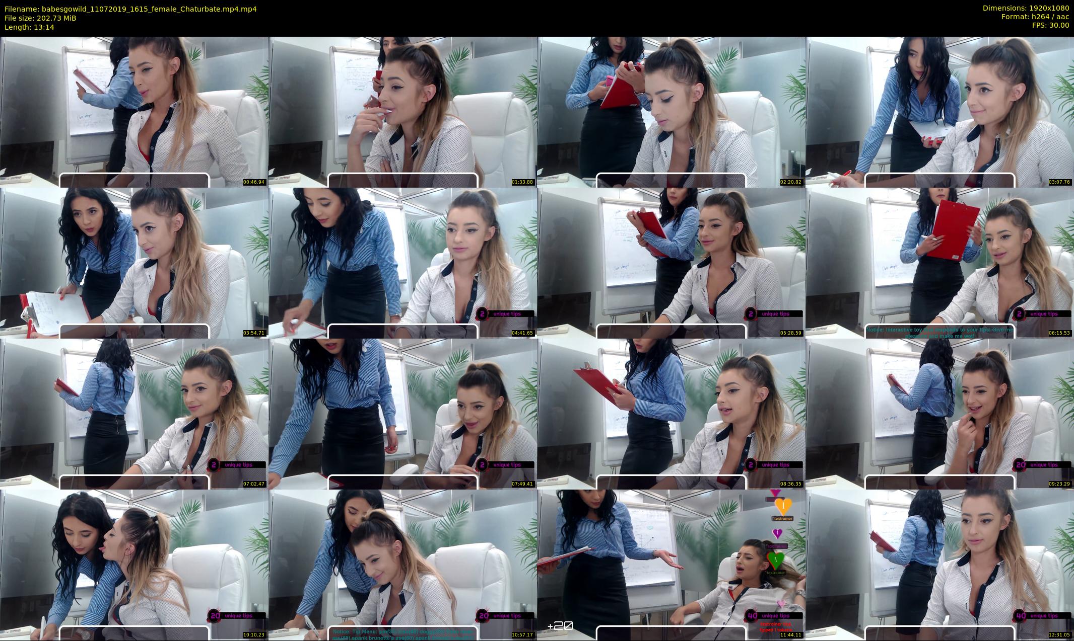 babesgowild — 14 minute Chaturbate couple cam show recording, 1080p, Jul 11, 2019