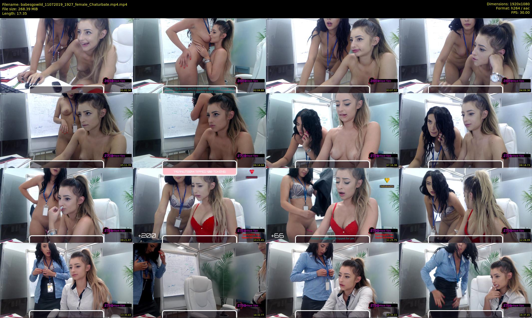 babesgowild — 18 minute Chaturbate couple cam show recording, 1080p, Jul 11, 2019