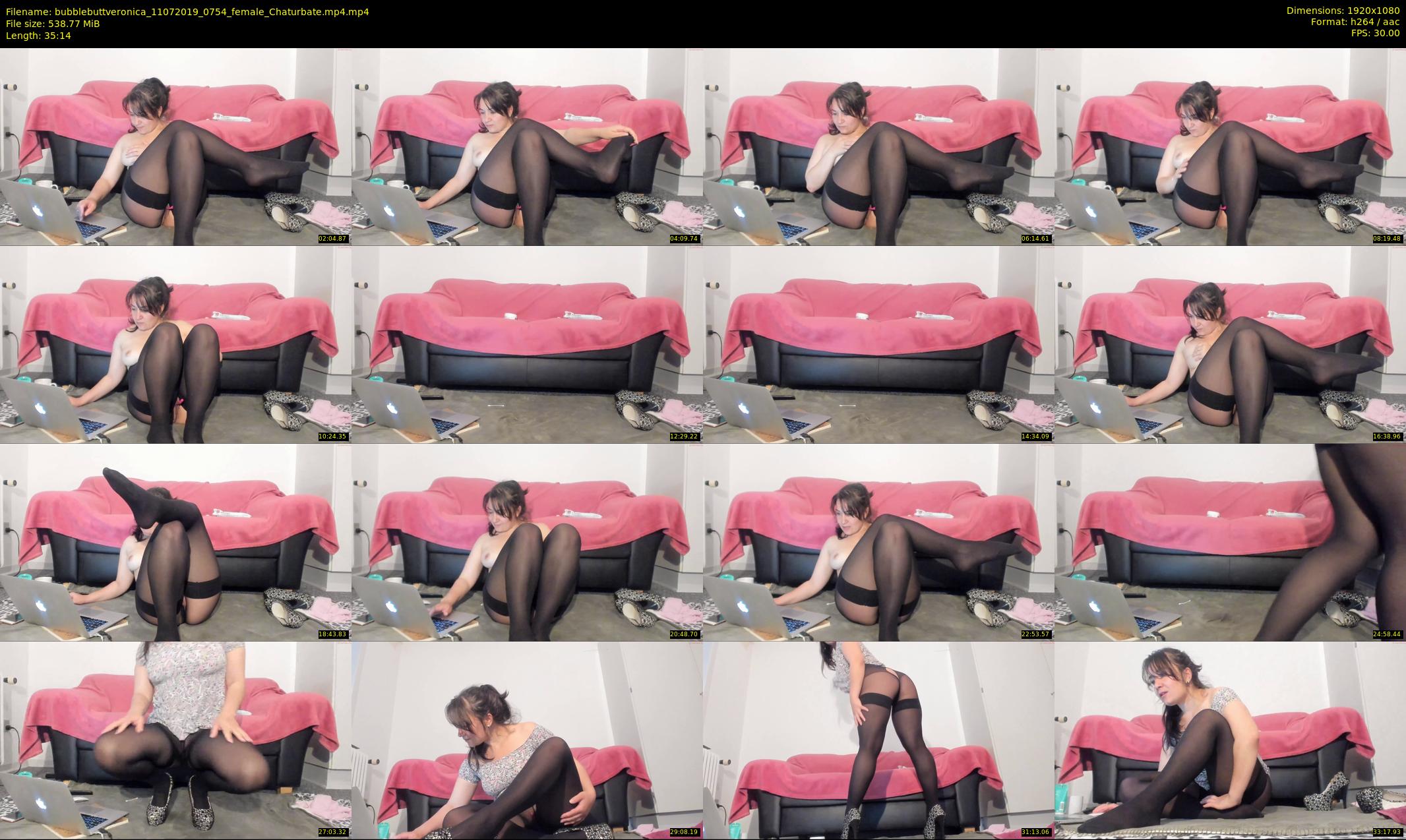 bubblebuttveronica — 36 minute Chaturbate female cam show recording, 1080p, Jul 11, 2019