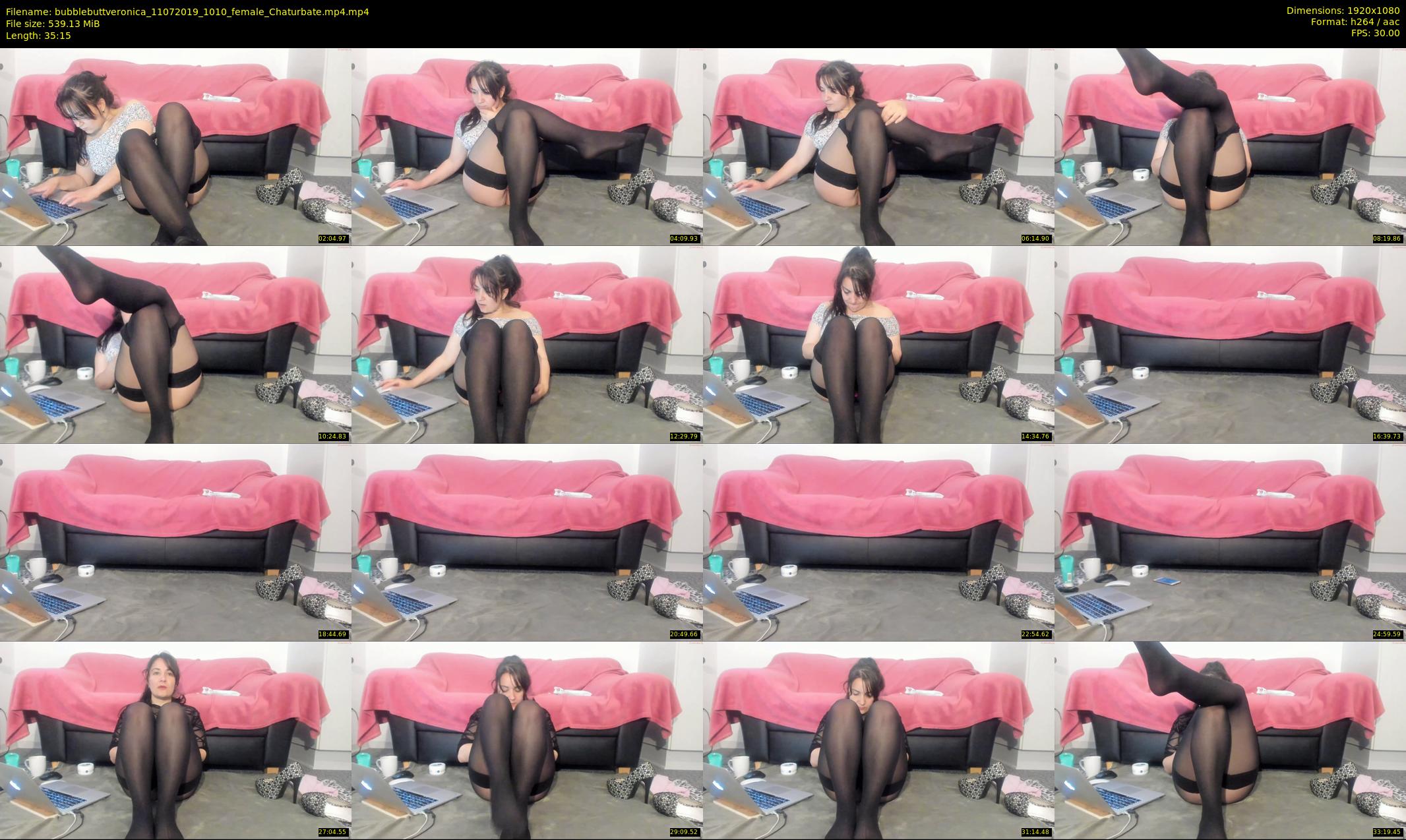 bubblebuttveronica — 36 minute Chaturbate female cam show recording, 1080p, Jul 11, 2019