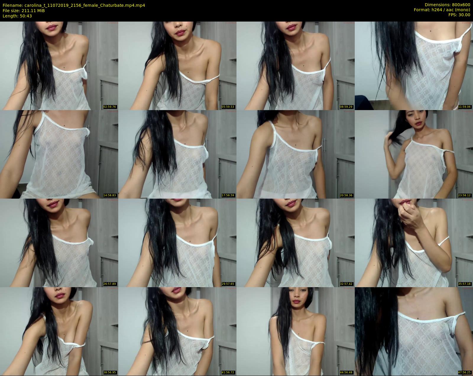 carolina_t — 51 minute Chaturbate female cam show recording, 480p, Jul 11, 2019