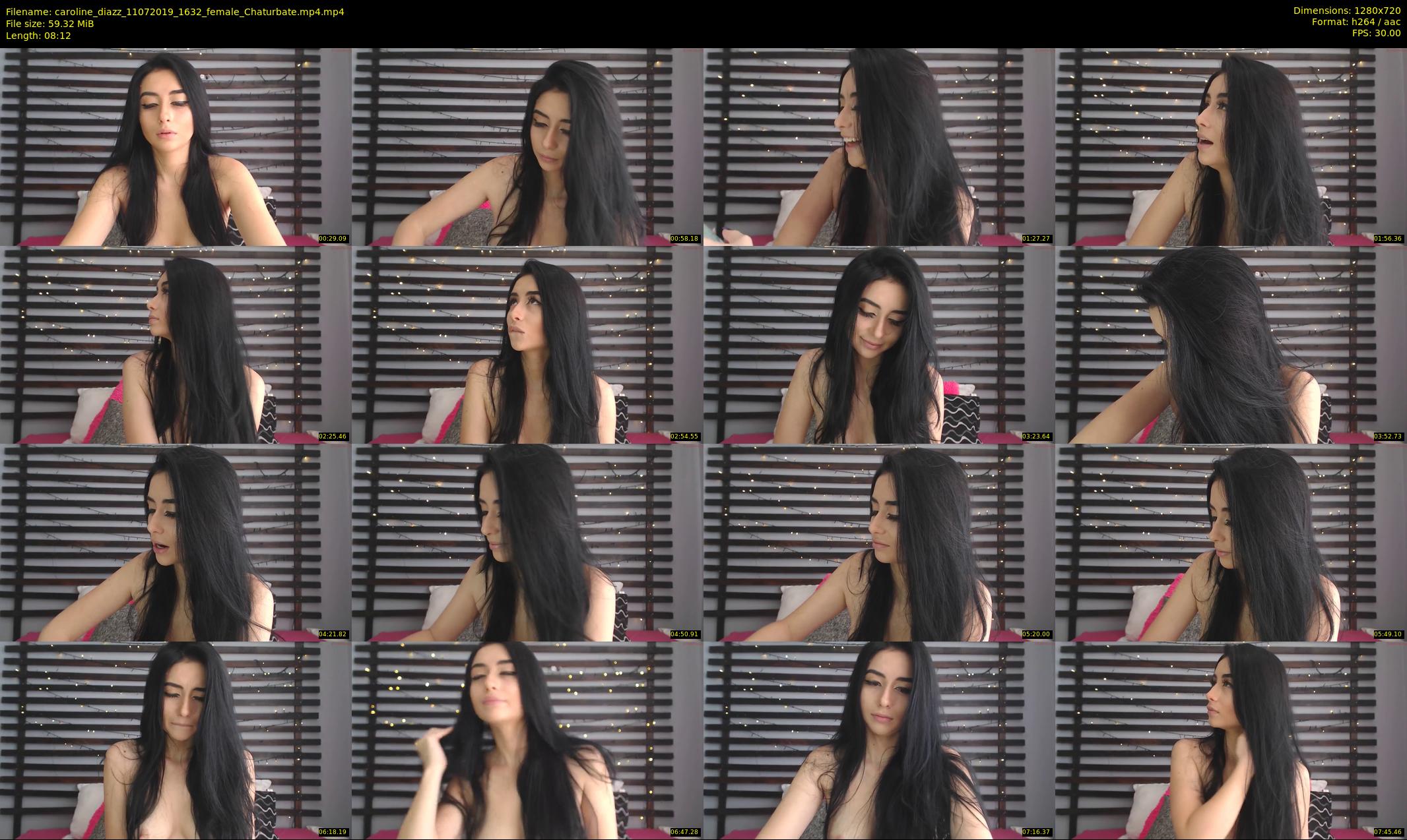 caroline_diazz — 9 minute Chaturbate female cam show recording, 720p, Jul 11, 2019