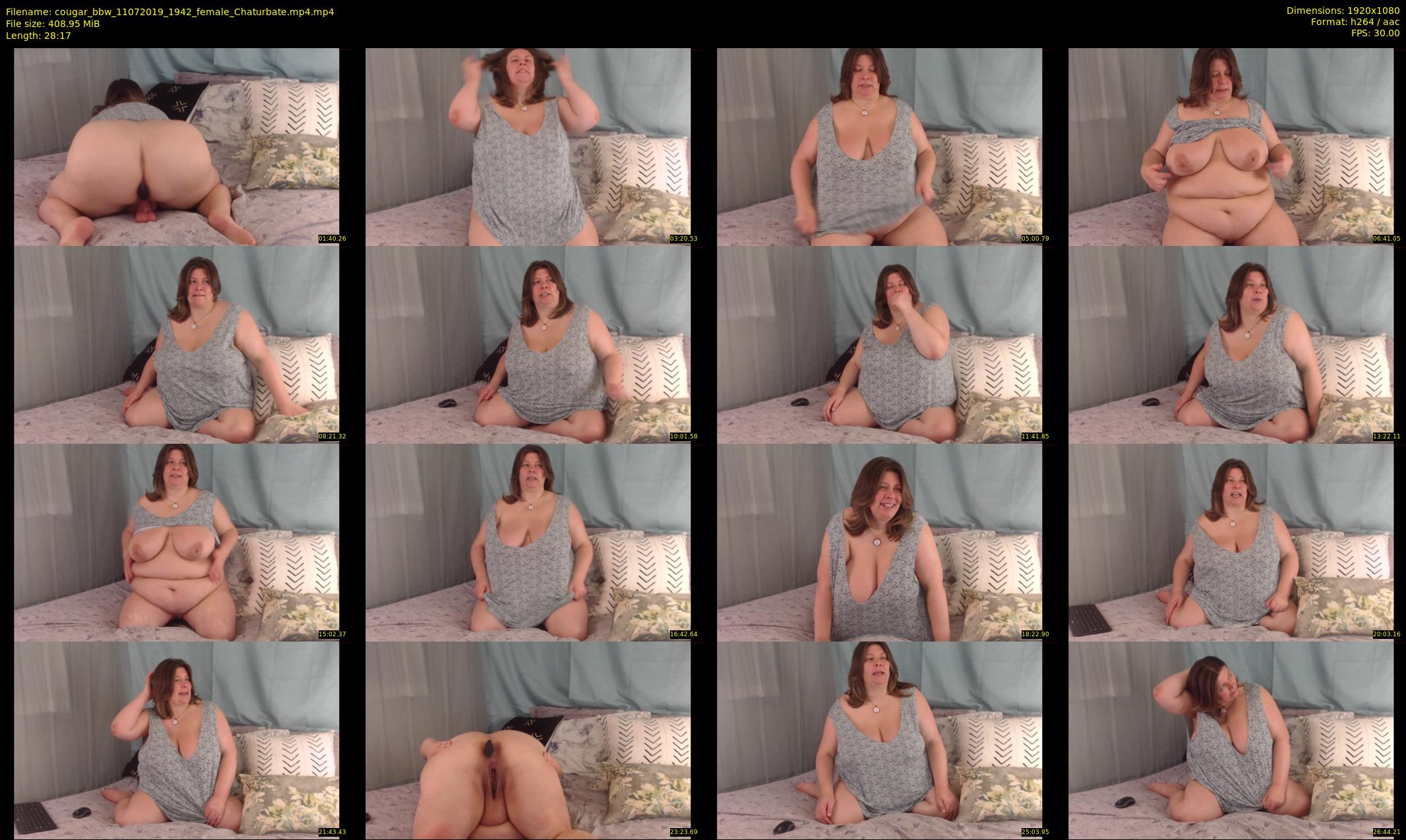 cougar_bbw — 29 minute Chaturbate female cam show recording, 1080p, Jul 11, 2019
