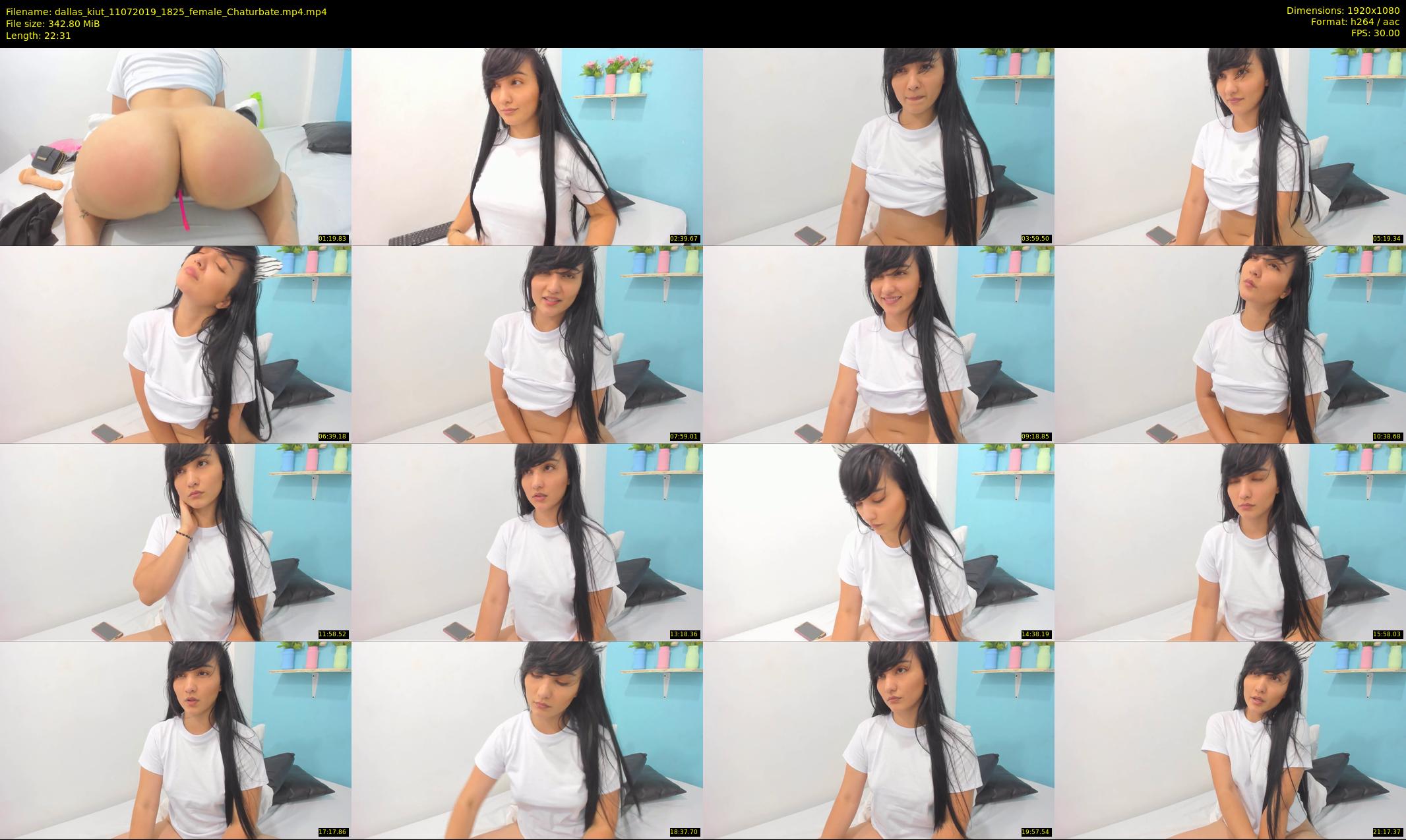 dallas_kiut — 23 minute Chaturbate female cam show recording, 1080p, Jul 11, 2019