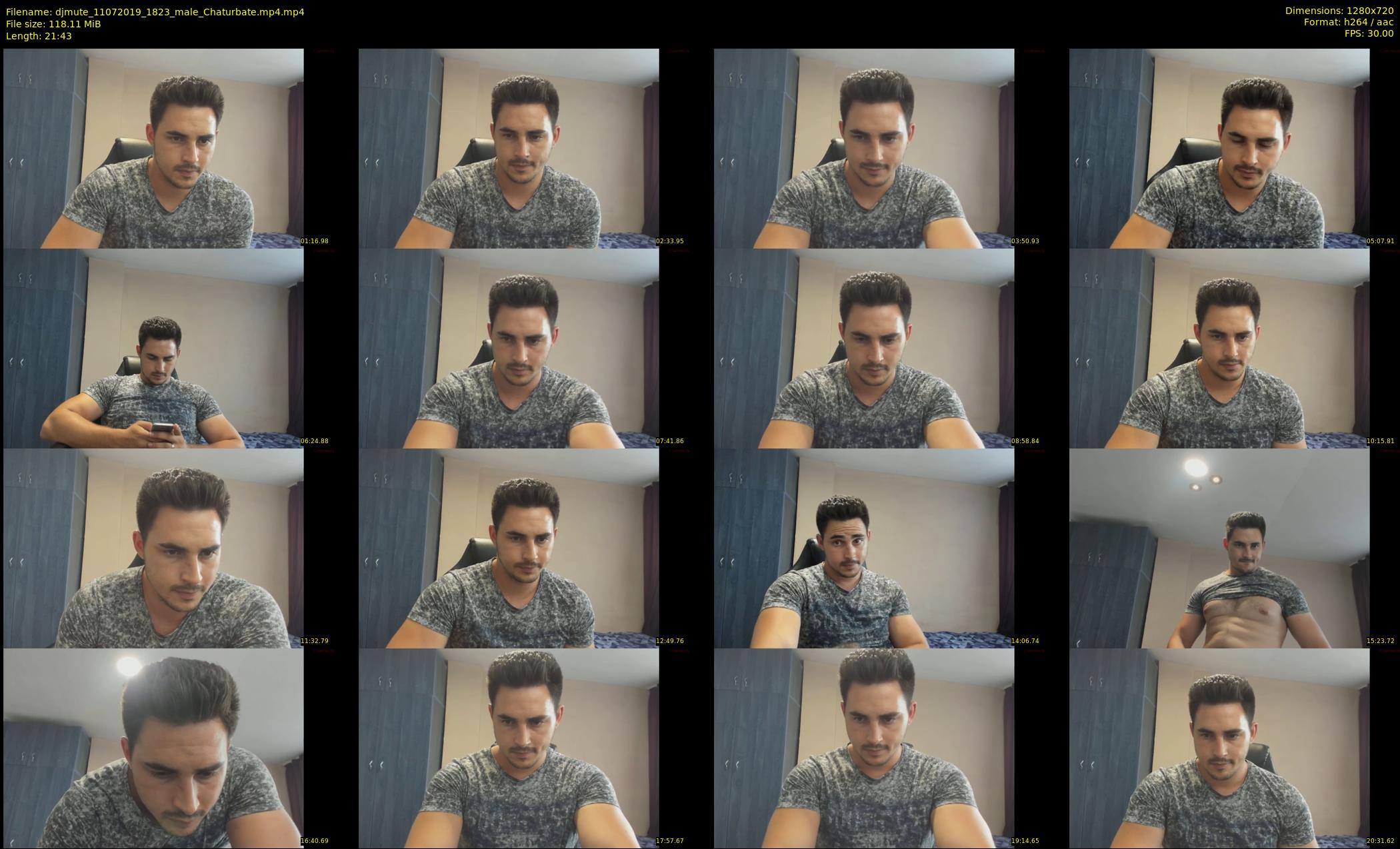 djmute — 22 minute Chaturbate male cam show recording, 720p, Jul 11, 2019