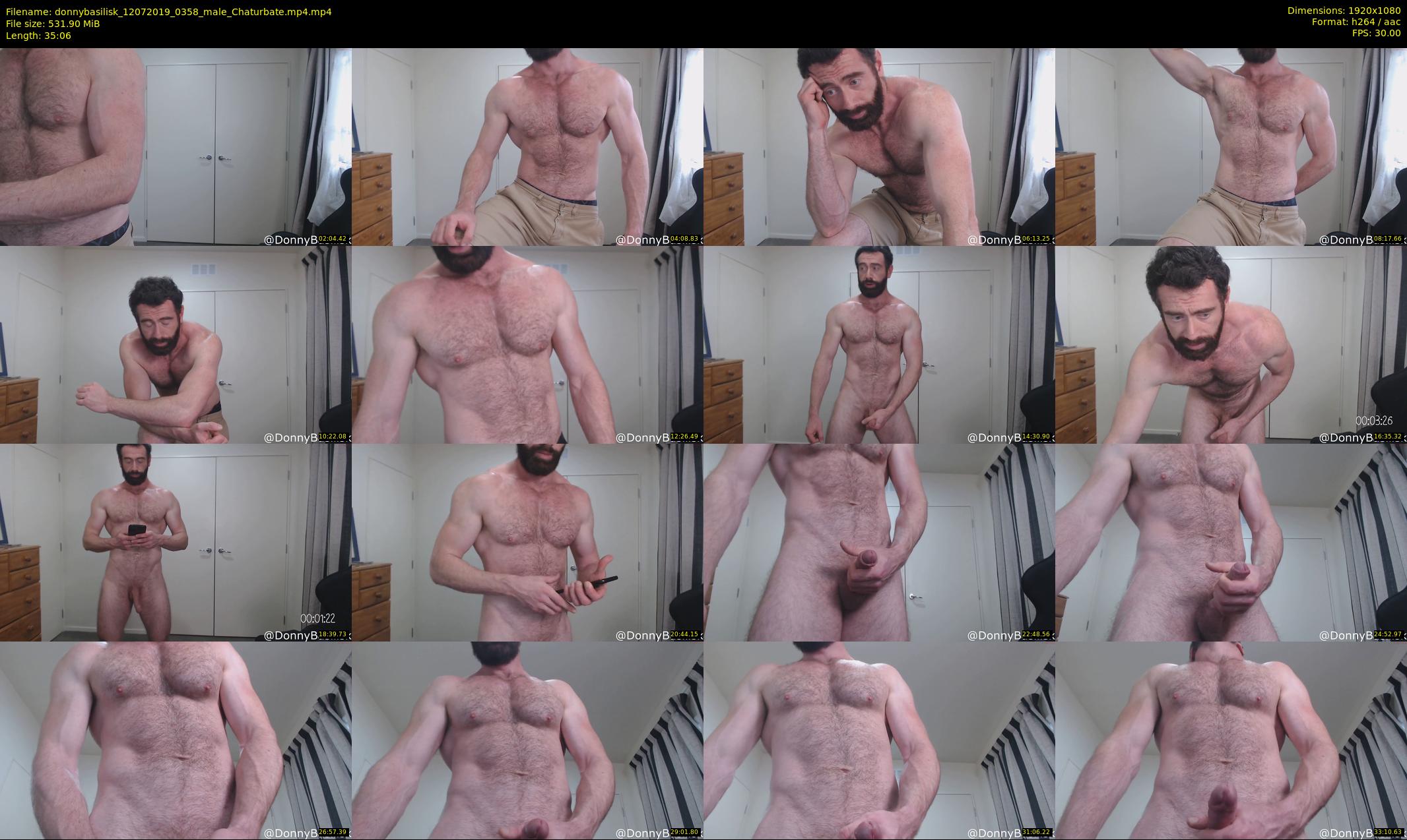 donnybasilisk — 36 minute Chaturbate male cam show recording, 1080p, Jul 12, 2019