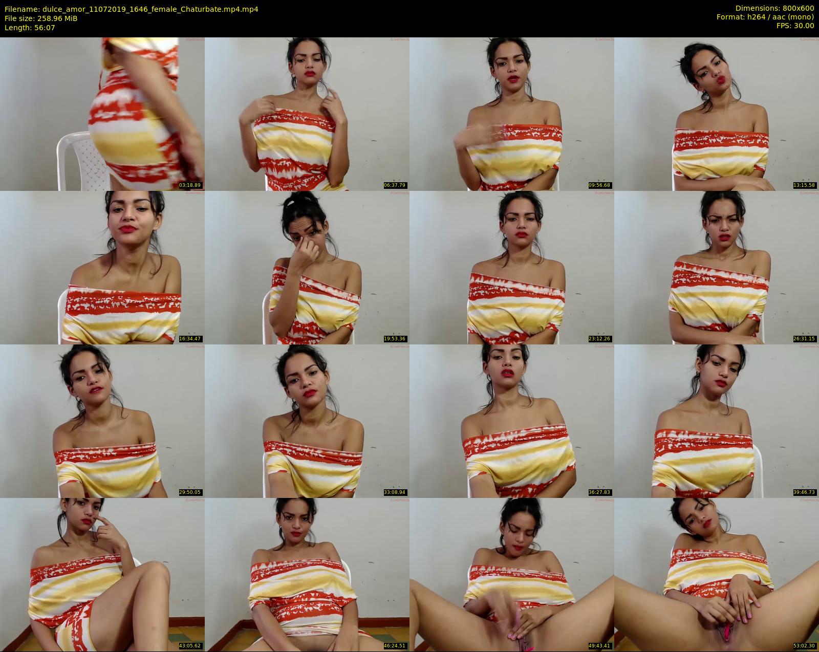 dulce_amor — 57 minute Chaturbate female cam show recording, 480p, Jul 11, 2019