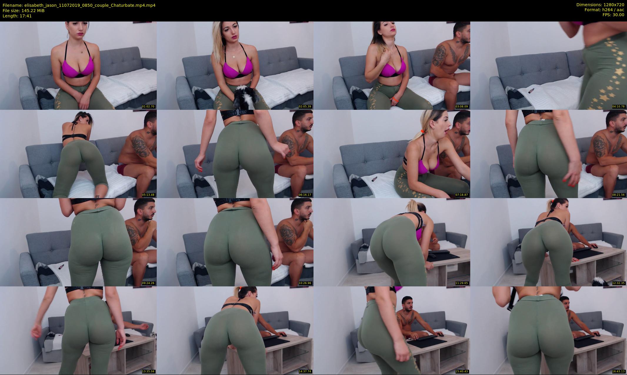 elisabeth_jason — 18 minute Chaturbate couple cam show recording, 720p, Jul 11, 2019