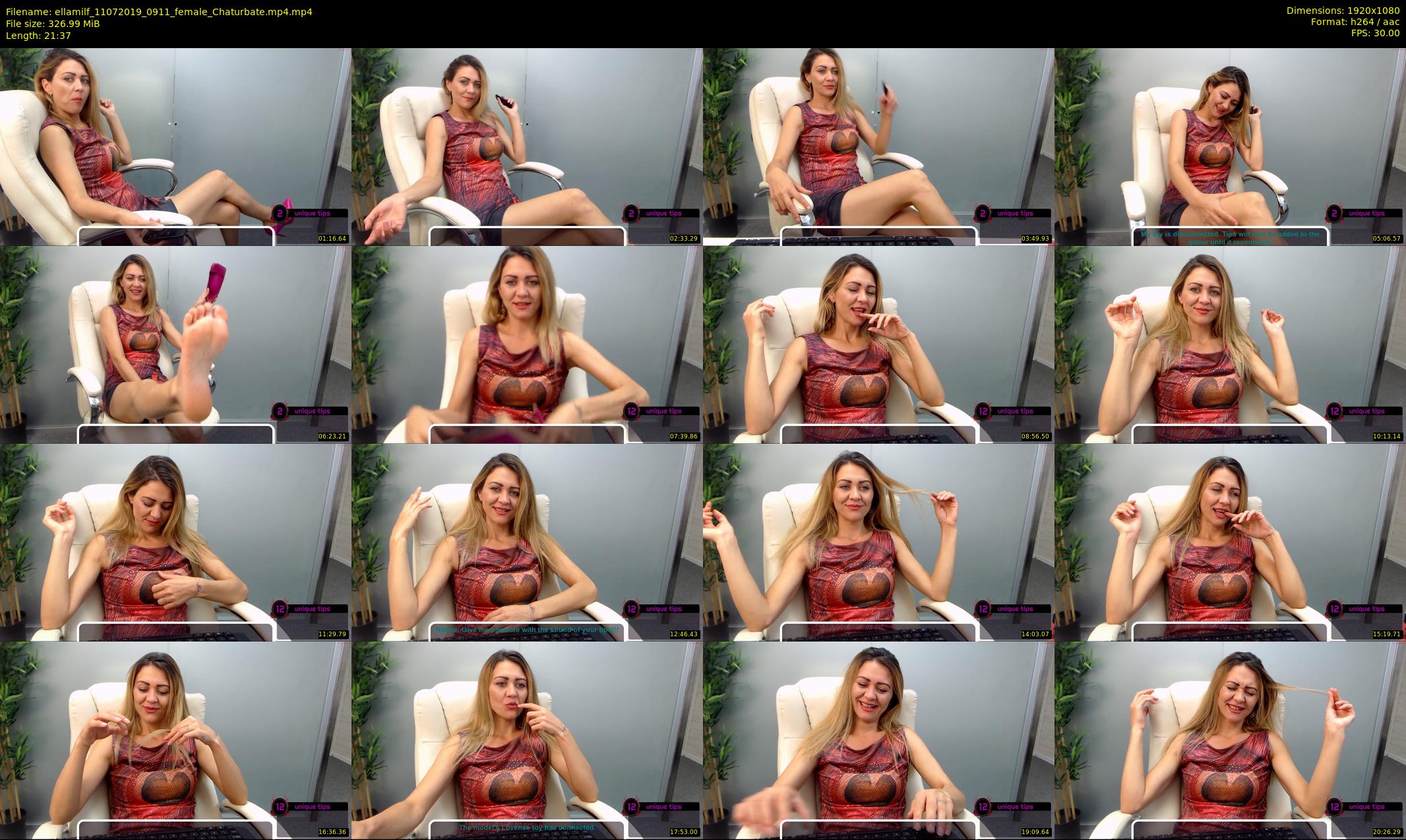 ellamilf — 22 minute Chaturbate female cam show recording, 1080p, Jul 11, 2019