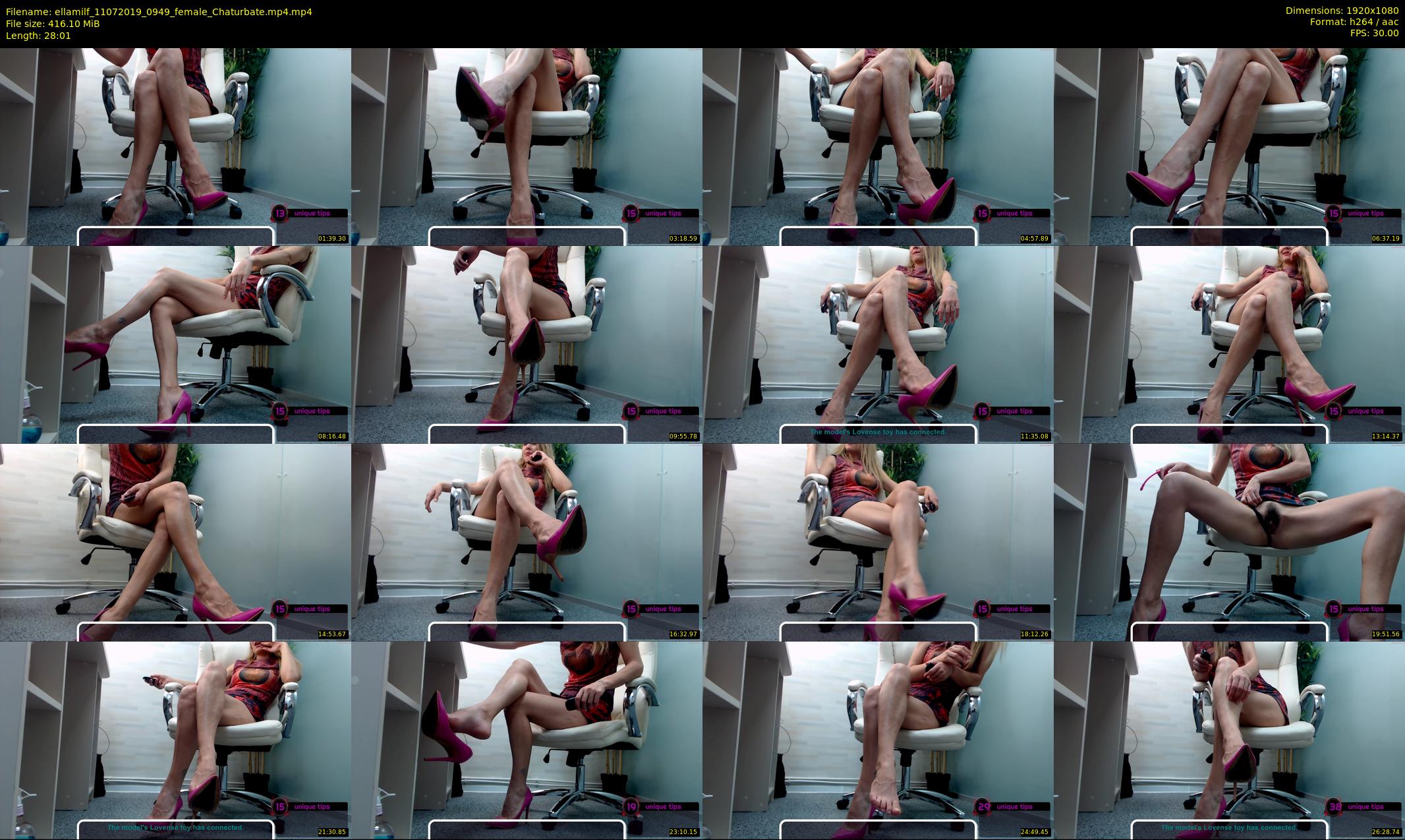 ellamilf — 29 minute Chaturbate female cam show recording, 1080p, Jul 11, 2019
