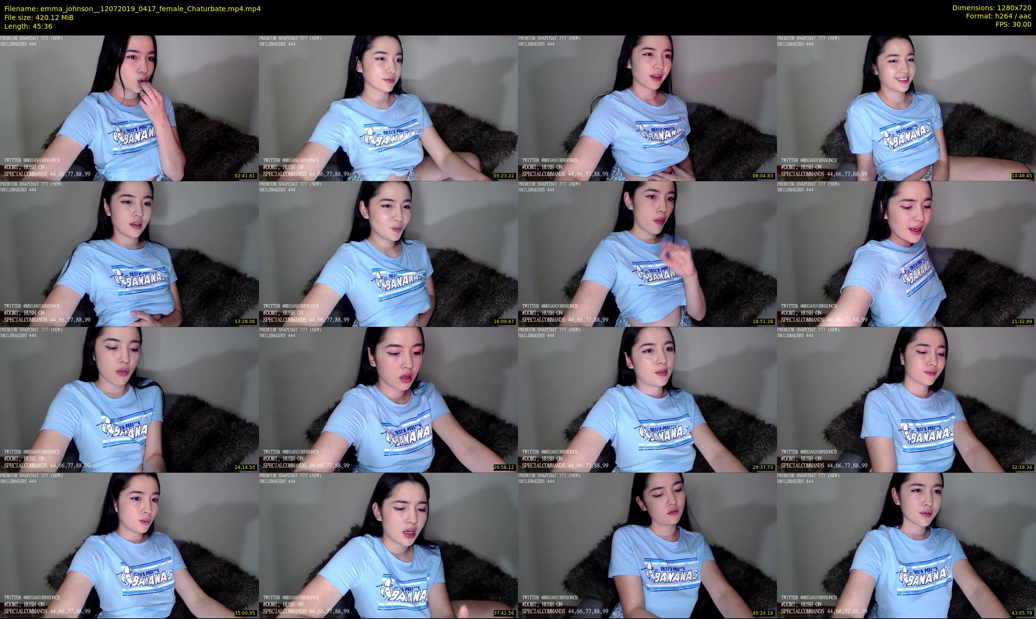 emma_johnson_ — 46 minute Chaturbate female cam show recording, 720p, Jul 12, 2019
