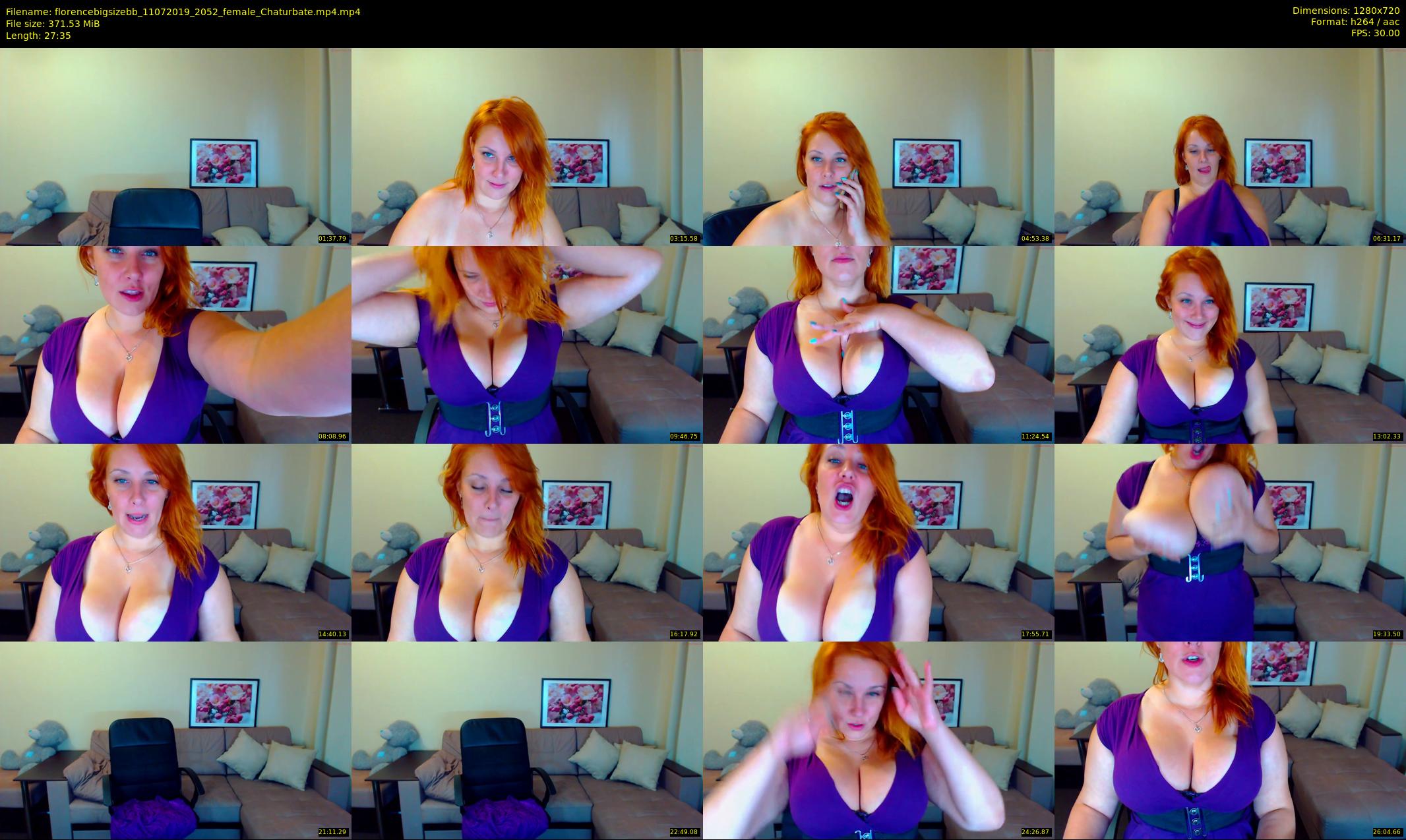 florencebigsizebb — 28 minute Chaturbate female cam show recording, 720p, Jul 11, 2019