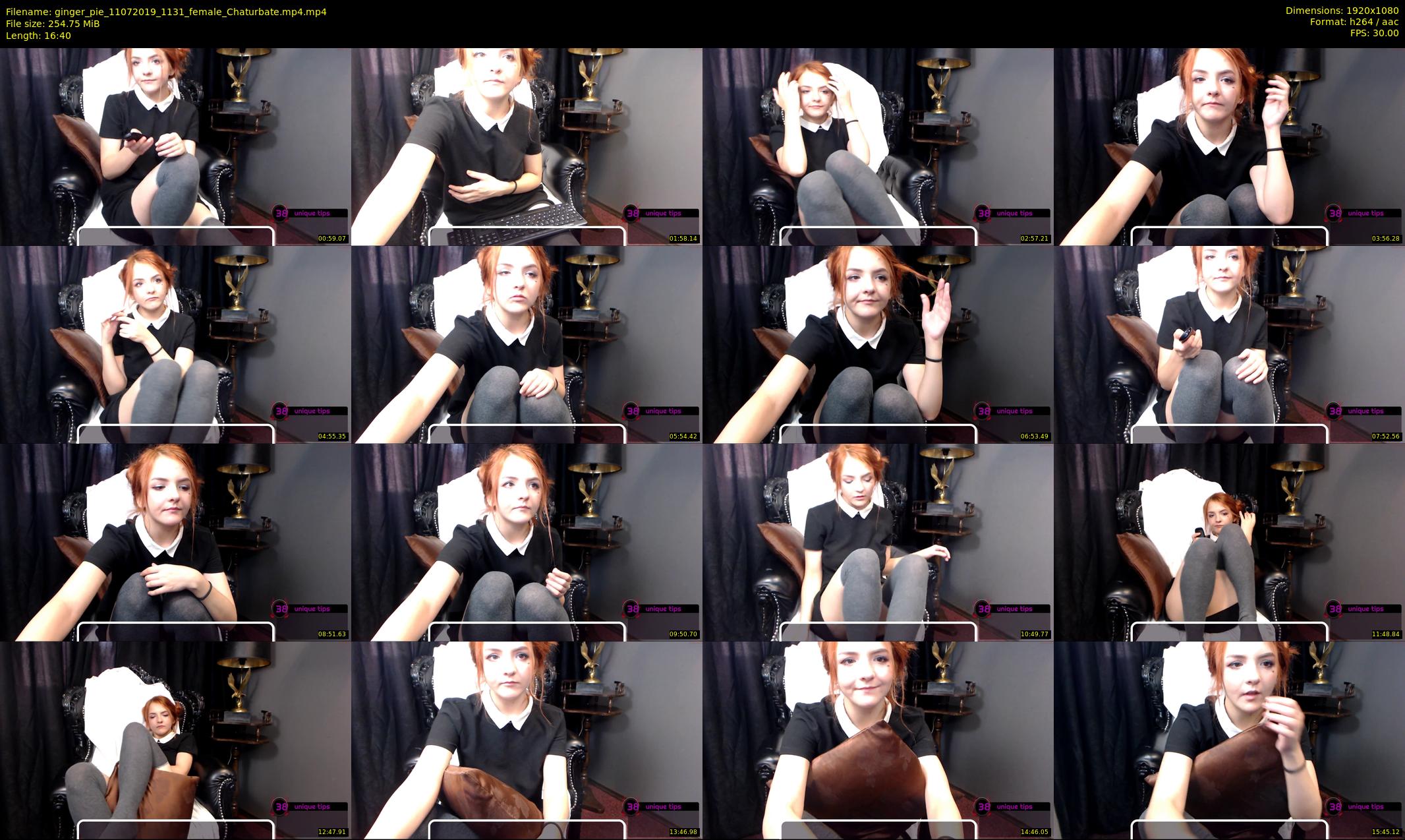 ginger_pie — 17 minute Chaturbate female cam show recording, 1080p, Jul 11, 2019