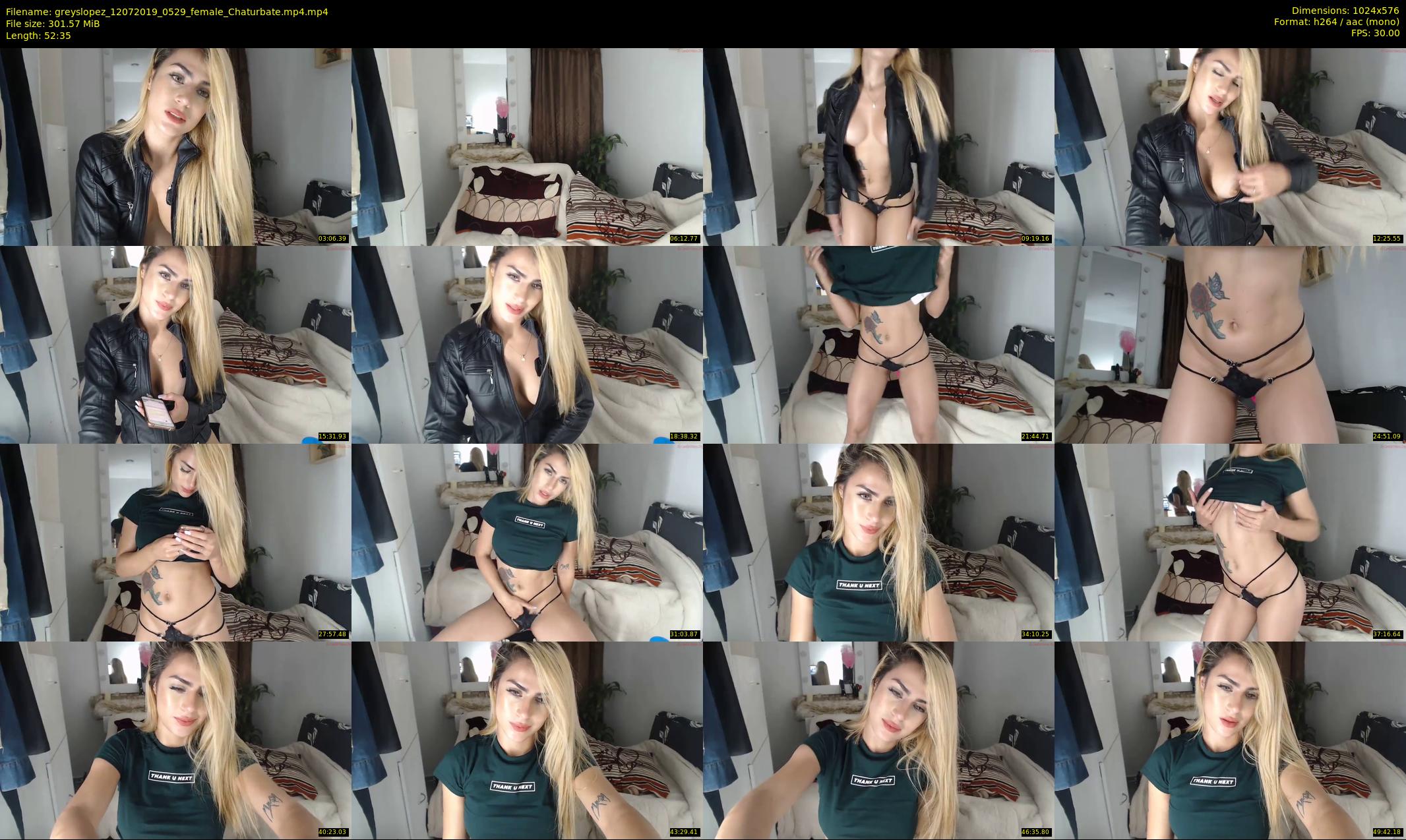 greyslopez — 53 minute Chaturbate female cam show recording, 480p, Jul 12, 2019