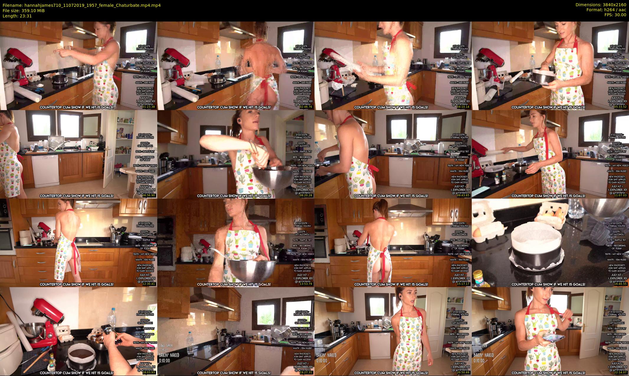 hannahjames710 — 24 minute Chaturbate female cam show recording, 4K, Jul 11, 2019