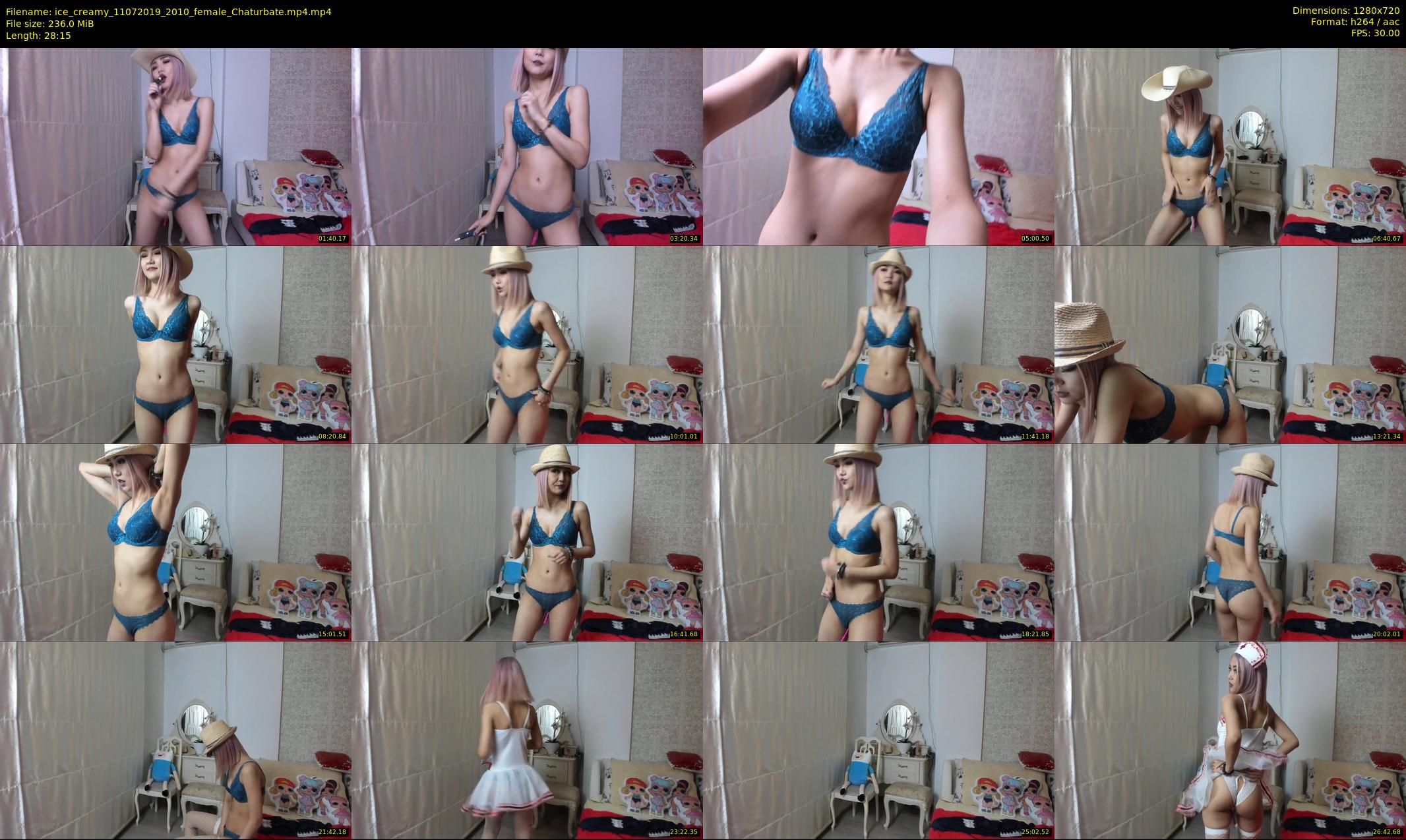 ice_creamy — 29 minute Chaturbate female cam show recording, 720p, Jul 11, 2019