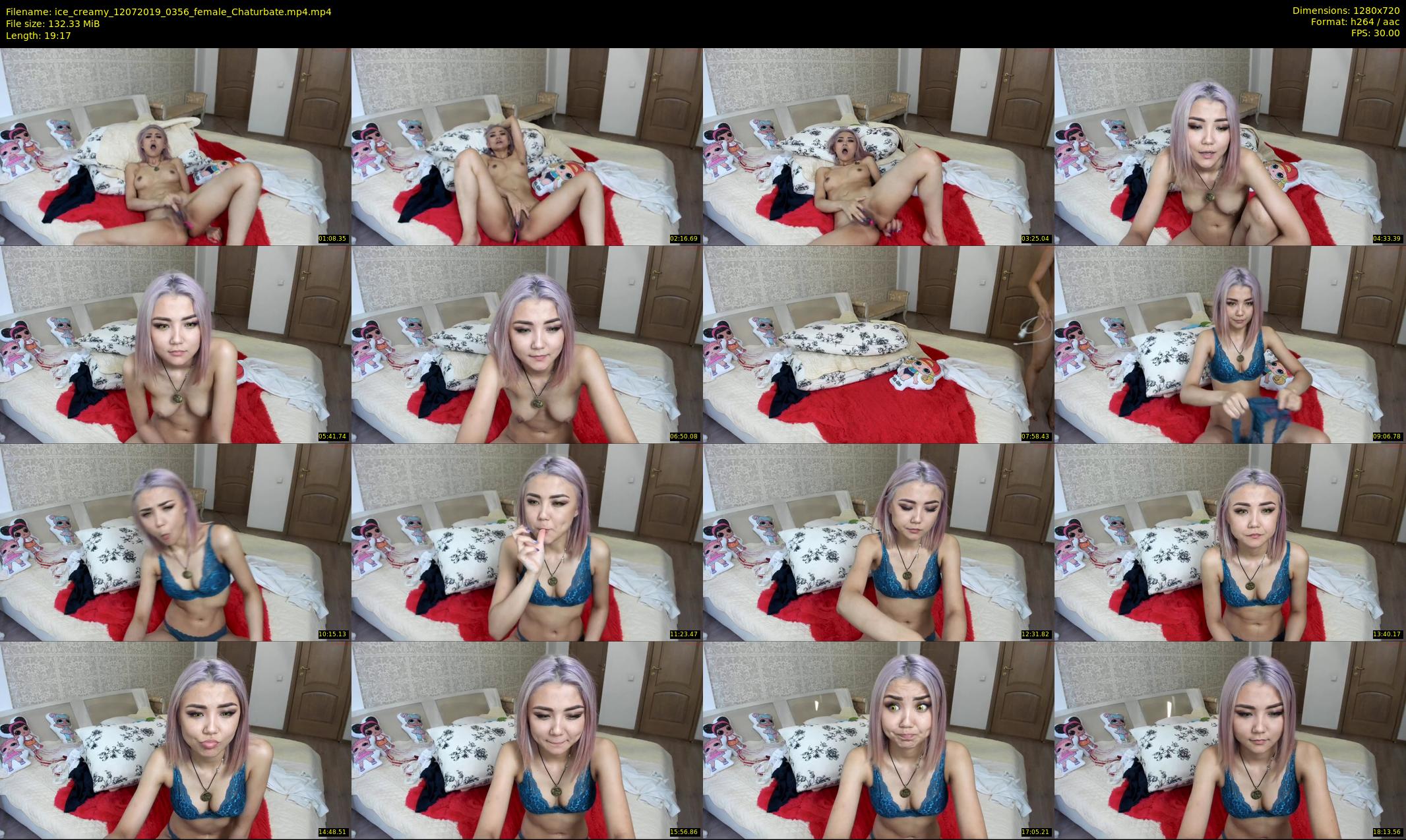 ice_creamy — 20 minute Chaturbate female cam show recording, 720p, Jul 12, 2019