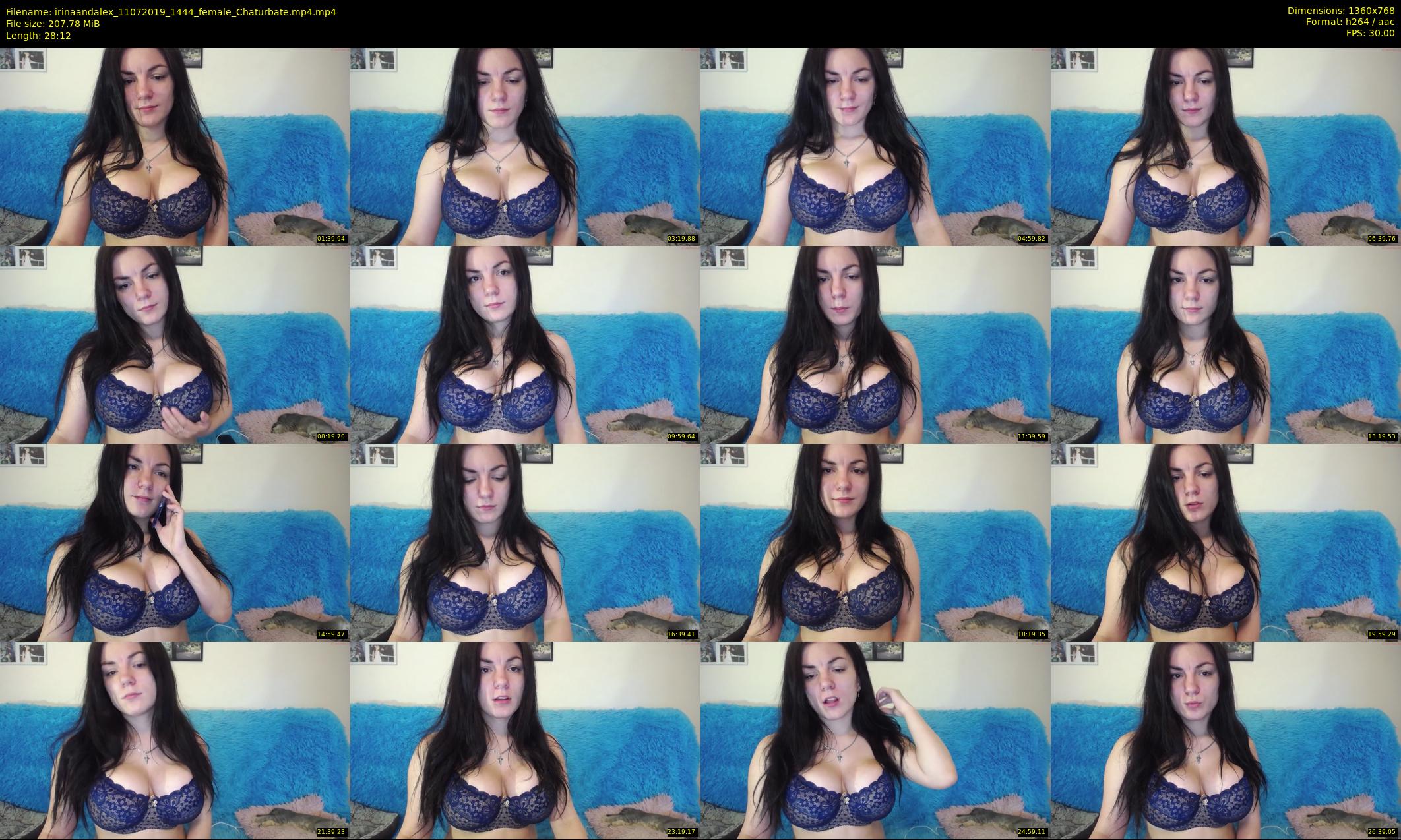 irinaandalex — 29 minute Chaturbate couple cam show recording, 720p, Jul 11, 2019