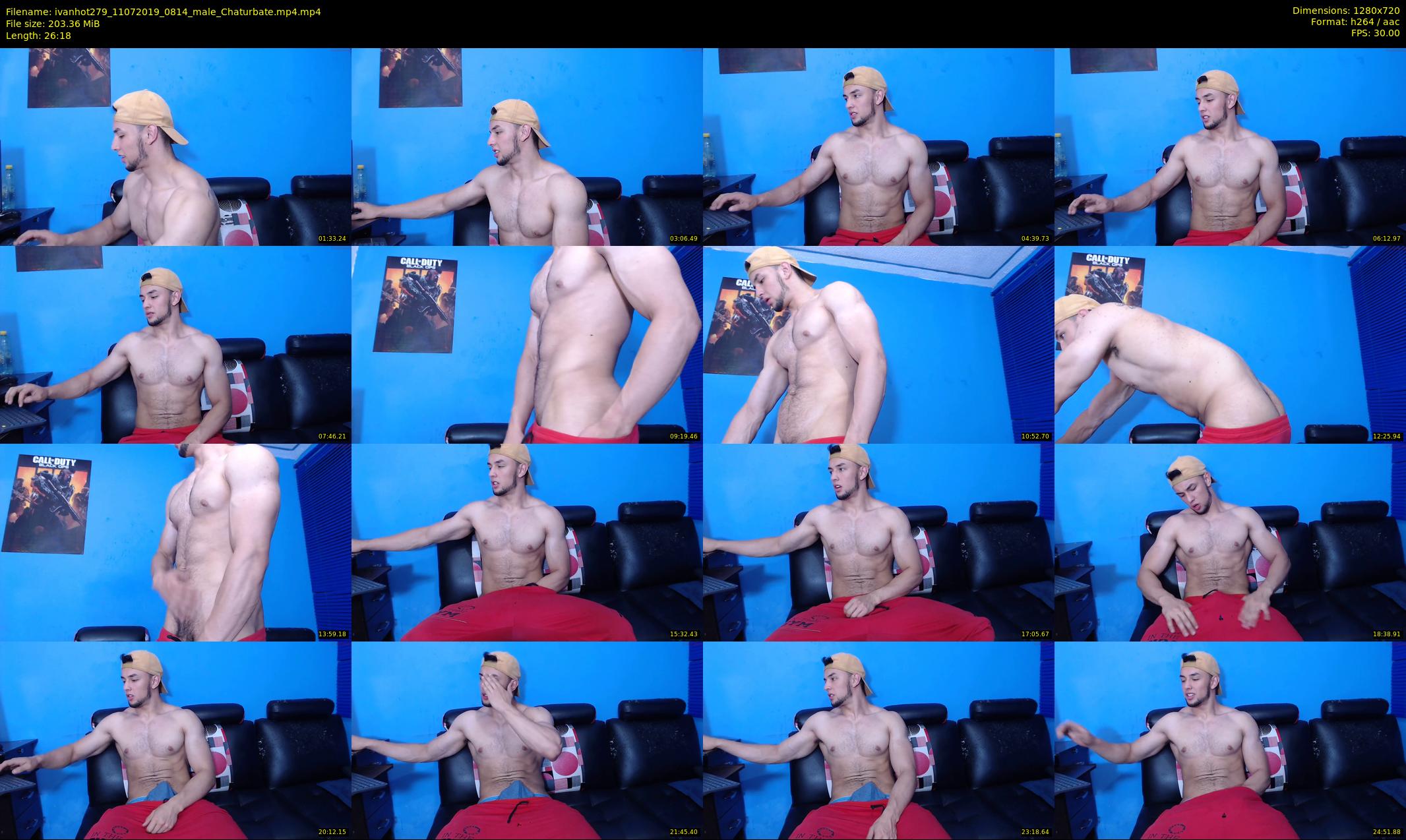 ivanhot279 — 27 minute Chaturbate male cam show recording, 720p, Jul 11, 2019