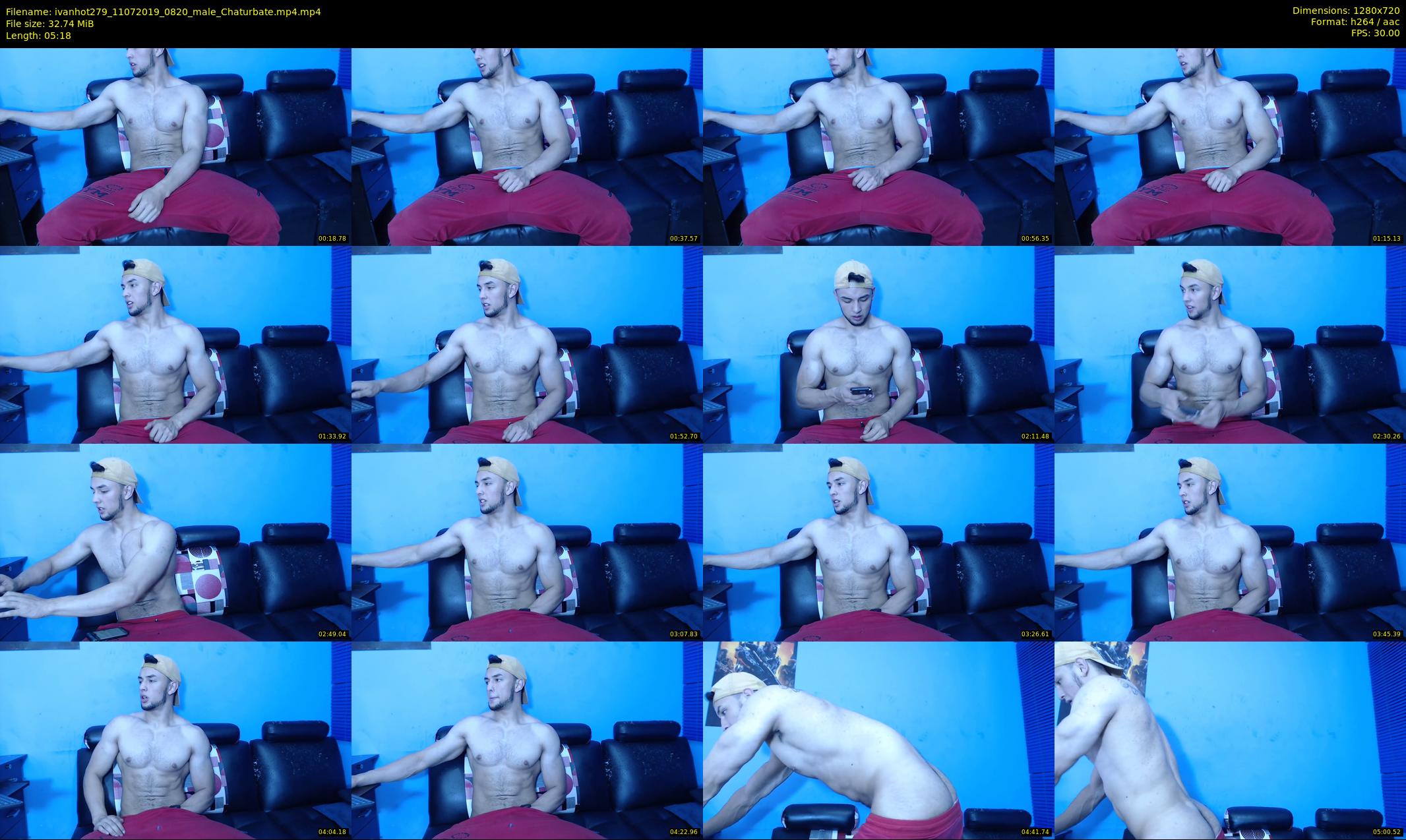 ivanhot279 — 6 minute Chaturbate male cam show recording, 720p, Jul 11, 2019