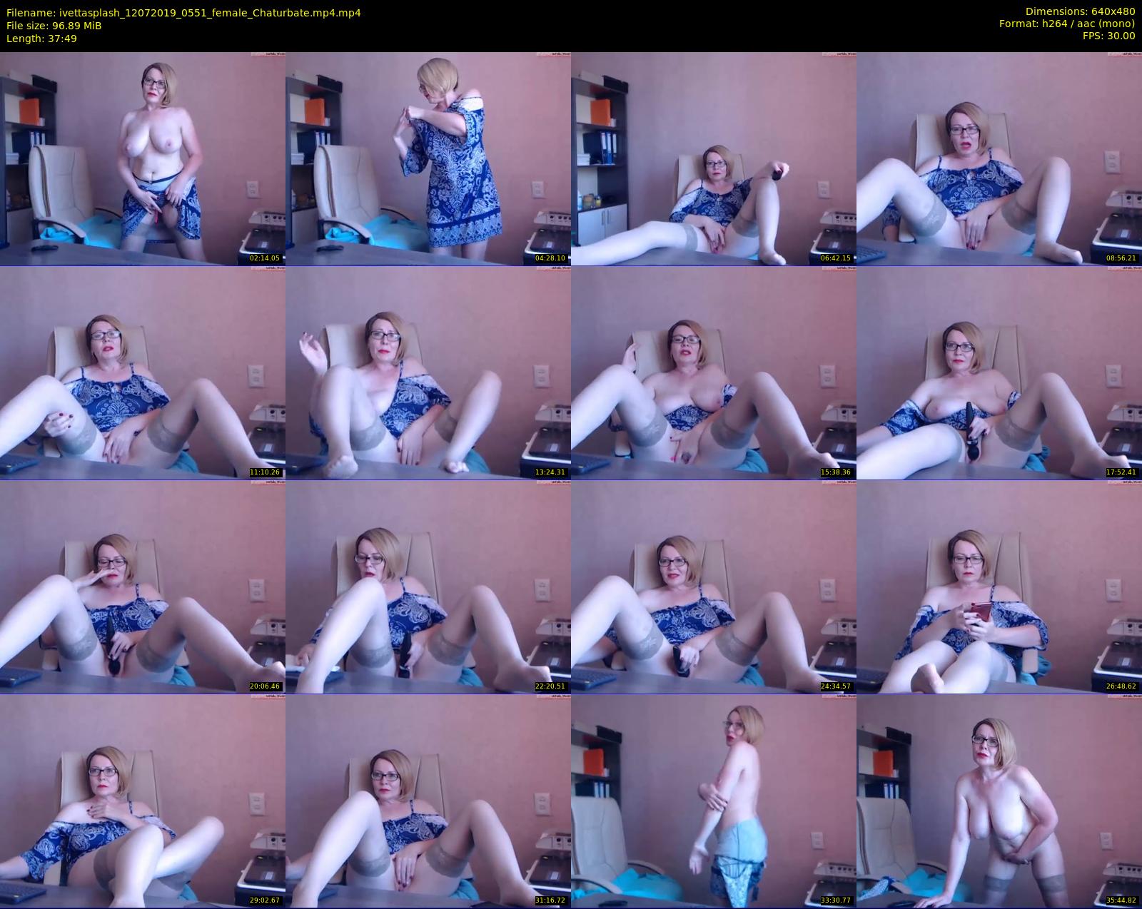 ivettasplash — 38 minute Chaturbate female cam show recording, 480p, Jul 12, 2019