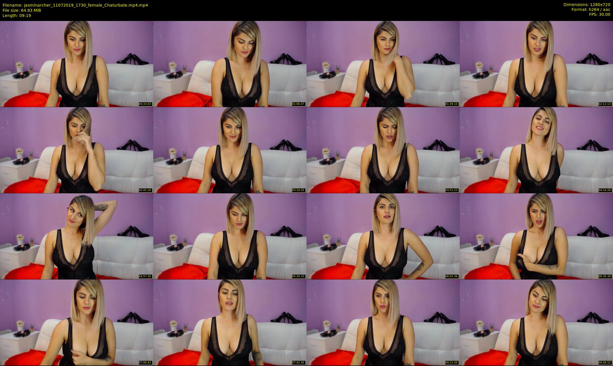 jasminarcher — 10 minute Chaturbate female cam show recording, 720p, Jul 11, 2019